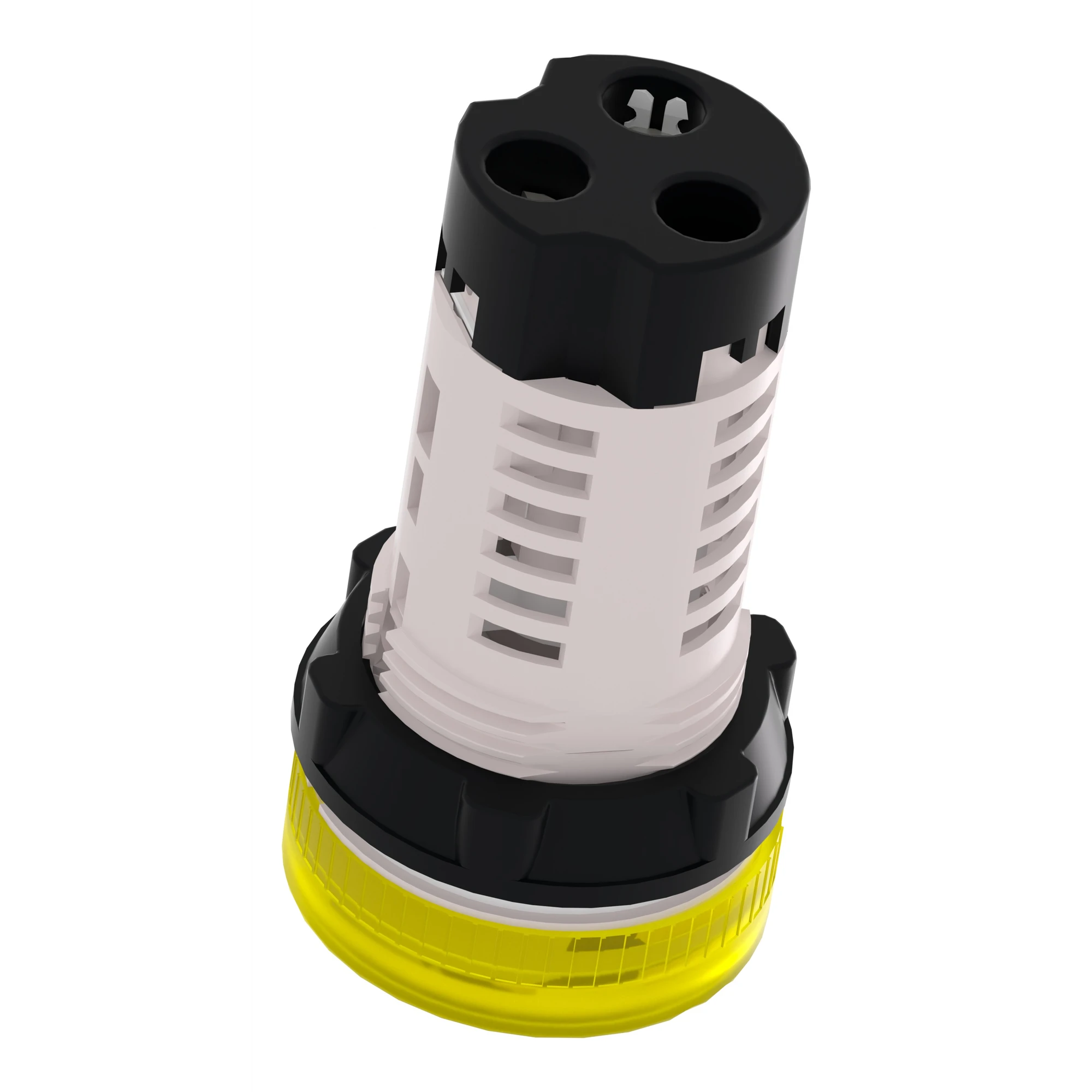 Schneider Electric XB7EV65P Indicator light, Harmony XB7, Monoblock, Plastic, Ø22mm, yellow, Incandescent lamp, 230V AC, Screw terminal (img_007)