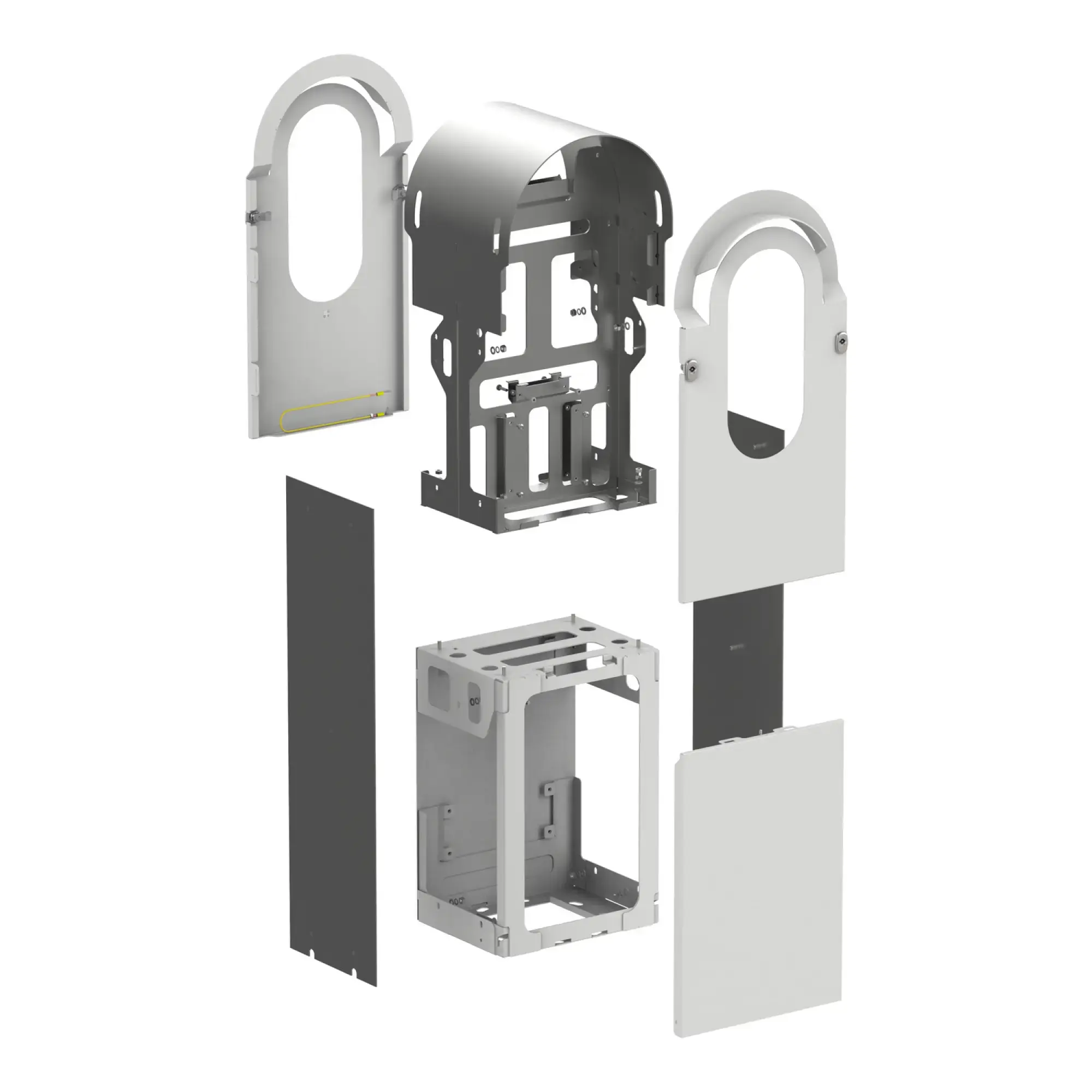 Schneider Electric EVA1RFKS2 Metallic Kit for EVlink Pro AC Floor Mounting 2 Charging Points, IK10, C4M (img_002) Schneider Electric EVA1RFKS2 Metallic Kit for EVlink Pro AC Floor Mounting 2 Charging Points, IK10, C4M (img_002)