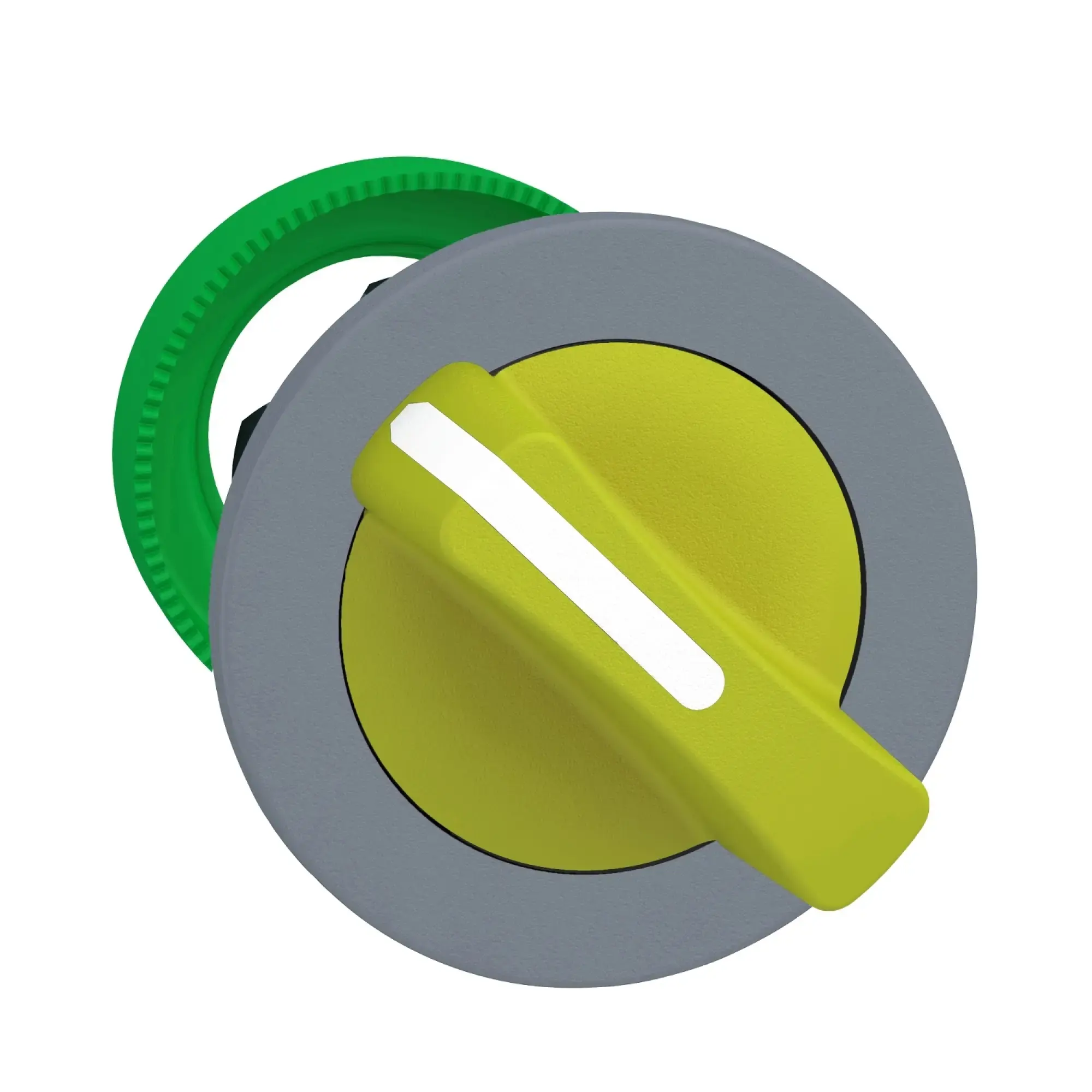 Schneider Electric ZB5FD205C0 Selector switch, front element, Harmony XB5F, plastic, 30mm, light gray, yellow, 2 positions, latching (img_002) Schneider Electric ZB5FD205C0 Selector switch, front element, Harmony XB5F, plastic, 30mm, light gray, yellow, 2 positions, latching (img_002)