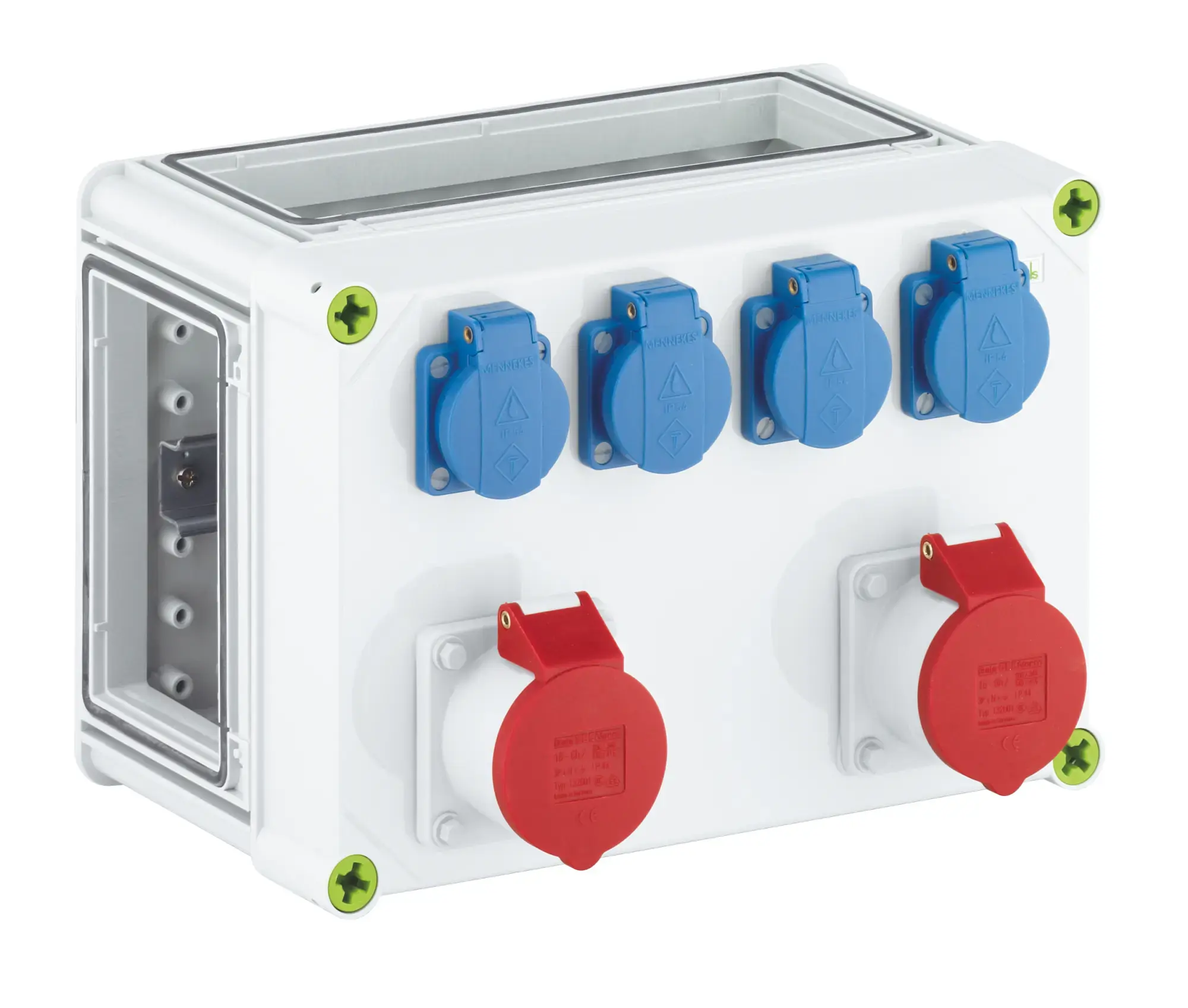 Spelsberg 01049001 Socket enclosure, Type of protection IP44, Impact strength IK08, Protection class II, Rated voltage 400V AC, Halogen free (img_001)