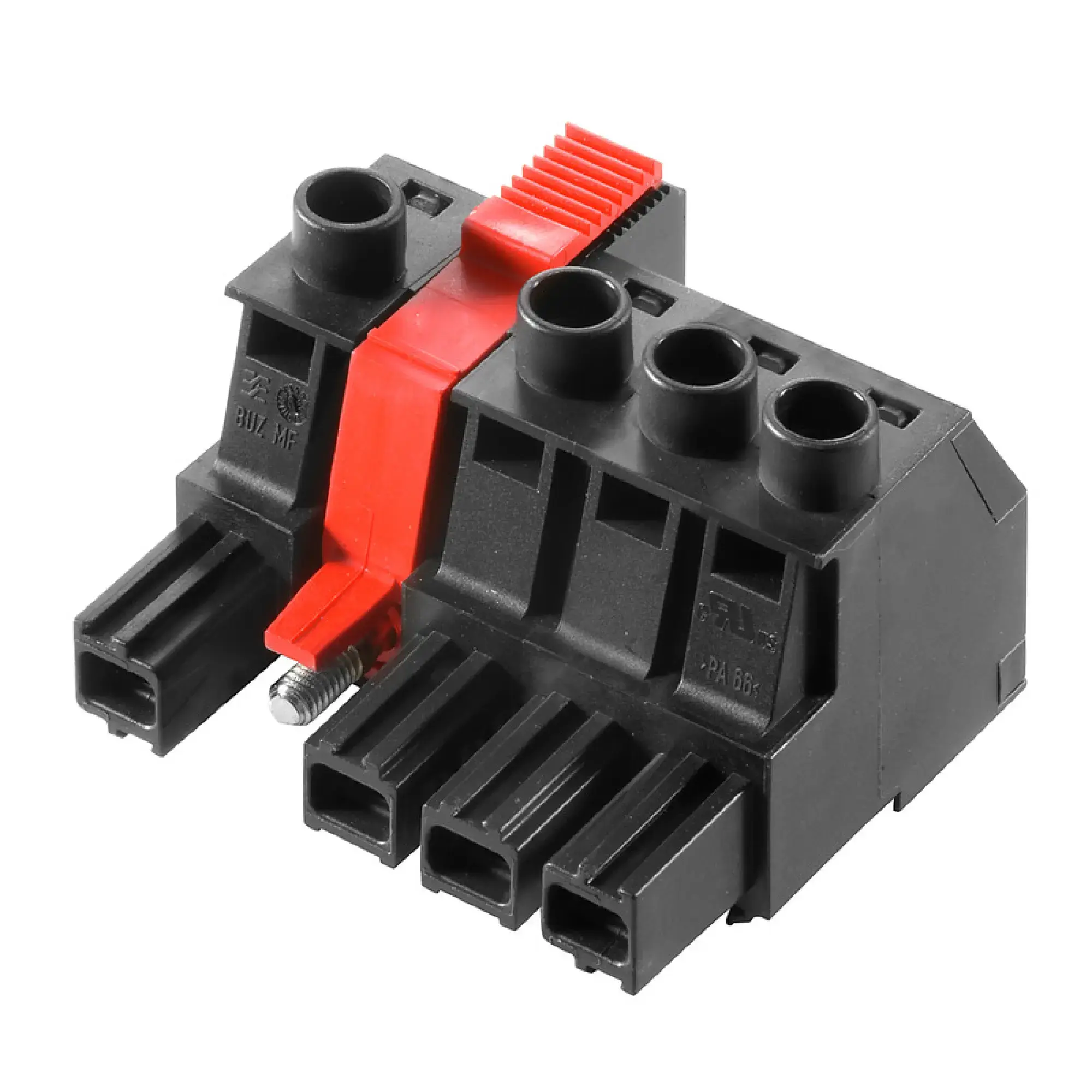 Weidmüller 2627320000 PCB connector (wire connection), 1000 V, 78.3 A, Pitch in mm: 10.16, 16 mm², Number of poles: 4, Clamping yoke connection (img_001) Weidmüller 2627320000 PCB connector (wire connection), 1000 V, 78.3 A, Pitch in mm: 10.16, 16 mm², Number of poles: 4, Clamping yoke connection (img_001)