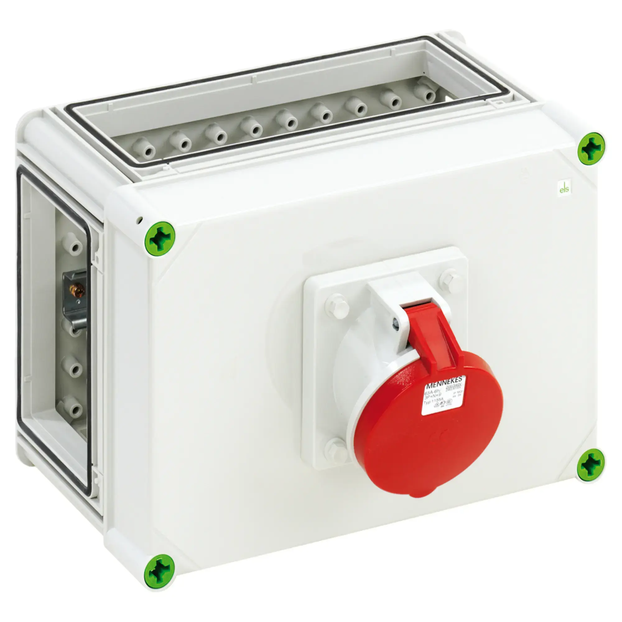 Spelsberg 01048701 Socket enclosure, Type of protection IP44, Impact strength IK08, Protection class II, Rated voltage 400V AC, Halogen free (img_001) Spelsberg 01048701 Socket enclosure, Type of protection IP44, Impact strength IK08, Protection class II, Rated voltage 400V AC, Halogen free (img_001)