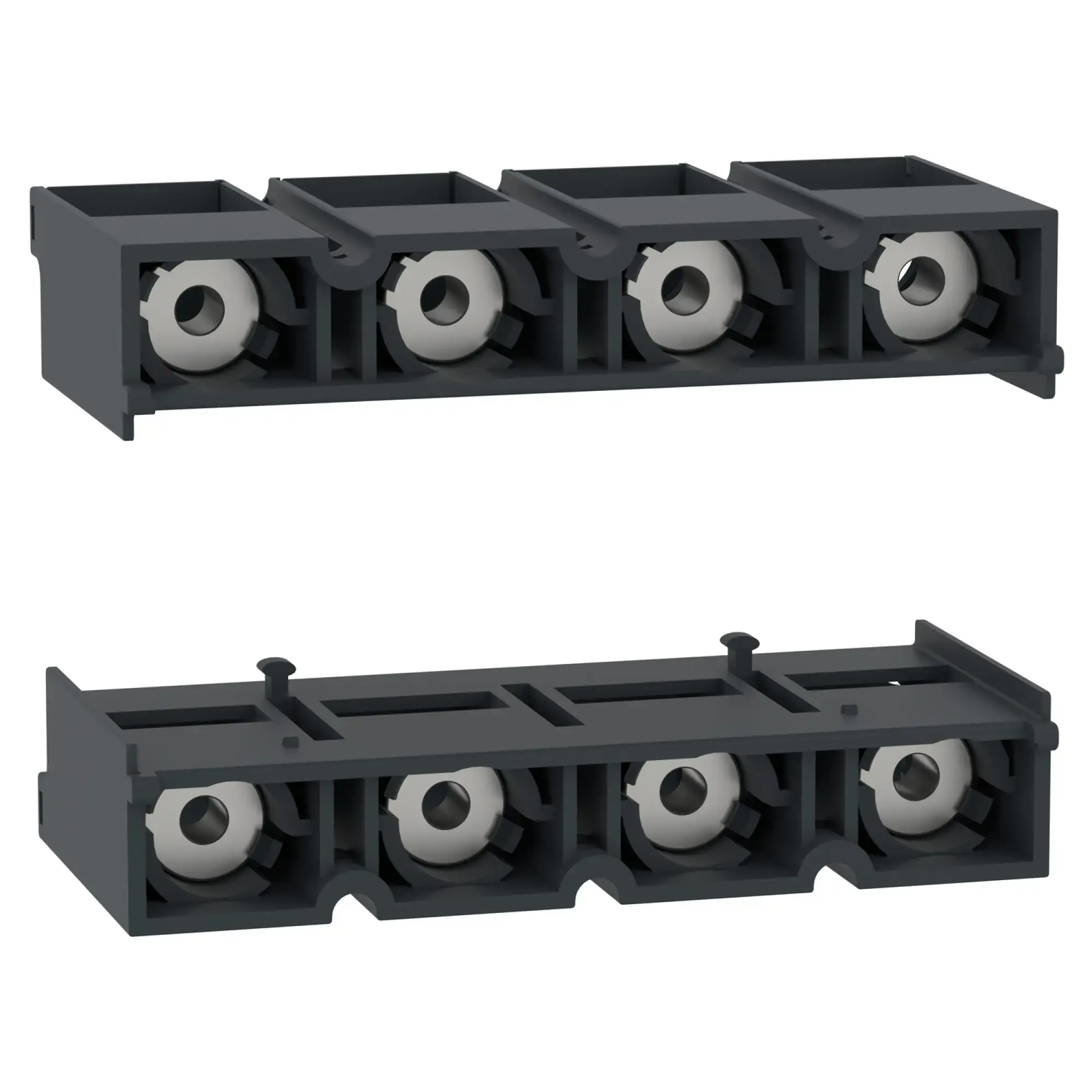 Schneider Electric LAD911546 Anschlussadapter für Leistungsschütze TeSys Deca Advanced mit Bolzenanschluss, 2x 4 polige Abdeckung LAD911546 (img_001)