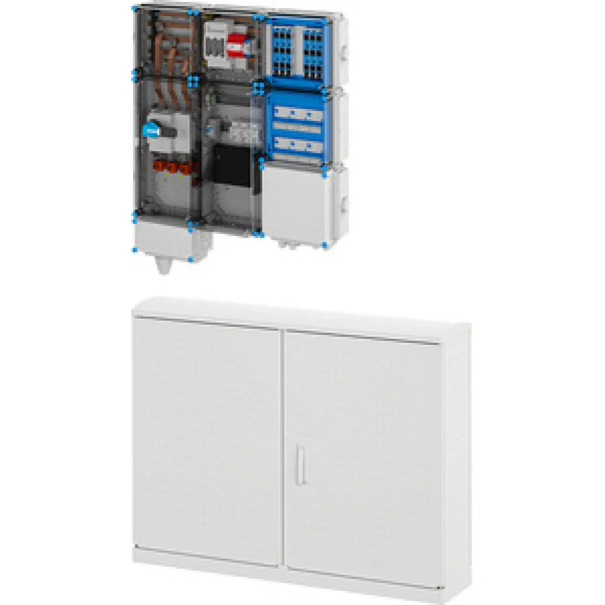 Hensel 65000123 Ladeverteiler für bis zu 6 Ladepunkte à 11kW Mi EV 11kW 6111 (img_001)