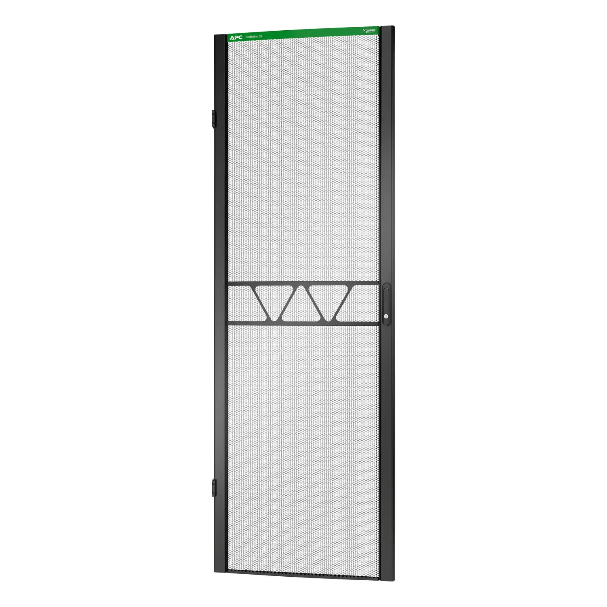 APC AR7057B2 APC NetShelter SX 2. Generation, Ersatzvordertür, 48 HE, 750 mm breit, Schwarz (img_001)