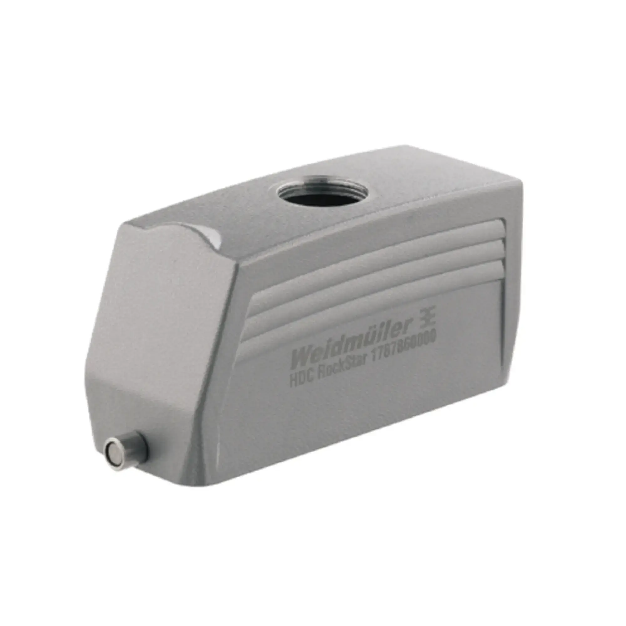 Weidmüller 1662630000 Housing (industry plug-in connectors), Cable entry from top, Plug housing, End-locking clamp, lower side, Size: 8, IP65 (in plugged condition) (img_001)