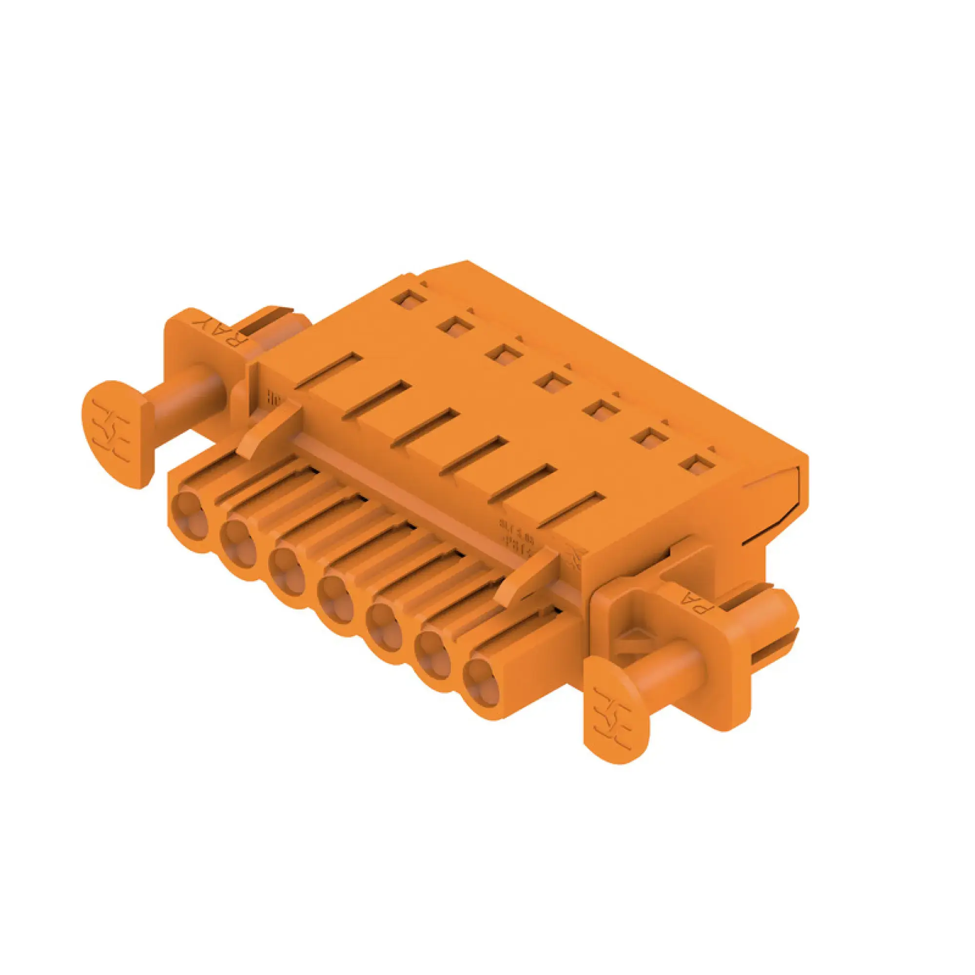 Weidmüller 1353190000 PCB connector (wire connection), 320 V, 27 A, Pitch in mm: 5.08, 2.5 mm², Number of poles: 7, TOP connection, Box (img_001) Weidmüller 1353190000 PCB connector (wire connection), 320 V, 27 A, Pitch in mm: 5.08, 2.5 mm², Number of poles: 7, TOP connection, Box (img_001)