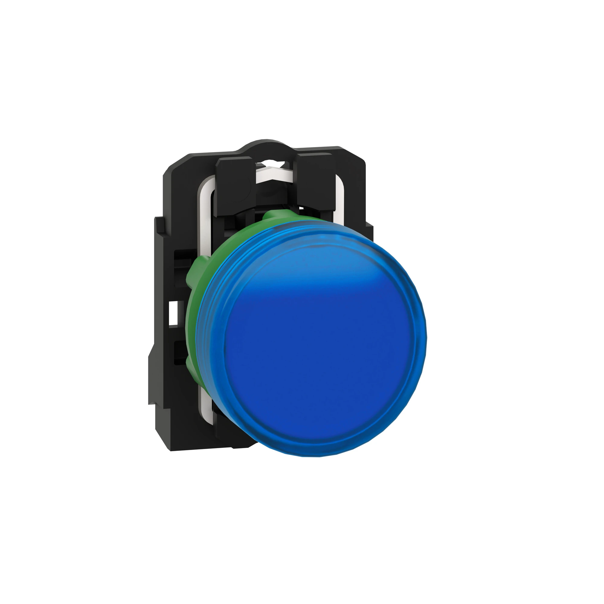 Schneider Electric XB5AVG6 Indicator light, Harmony XB5, plastic, blue, 22mm, universal LED, smooth dome, 110-120V AC (img_001) Schneider Electric XB5AVG6 Indicator light, Harmony XB5, plastic, blue, 22mm, universal LED, smooth dome, 110-120V AC (img_001)