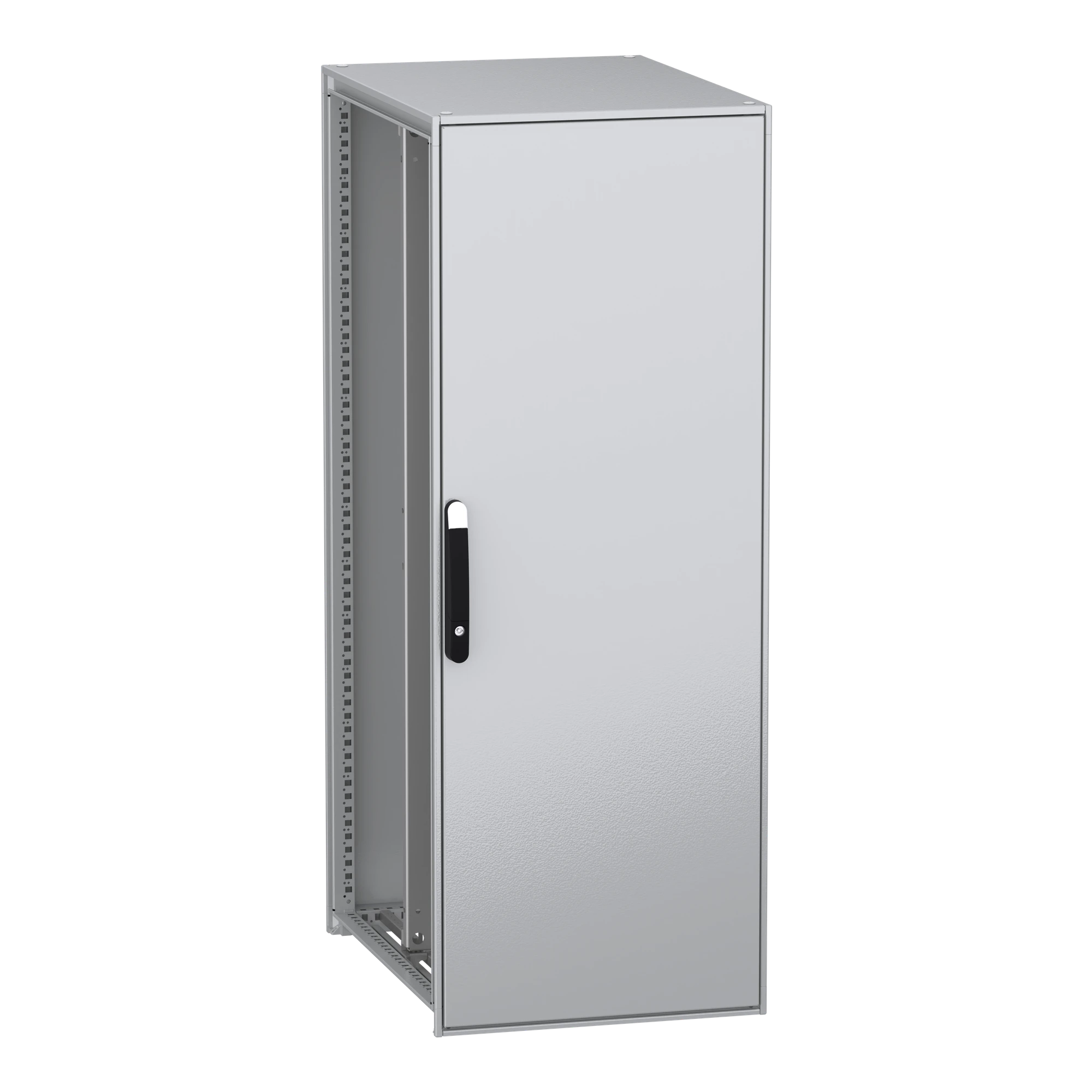 Schneider Electric NSYSFN16680P Floor-standing enclosure, electric, PanelSeT SFN, made of decarbonised steel, with mounting plate, assembled, 1600x600x800mm, IP55 (img_001)
