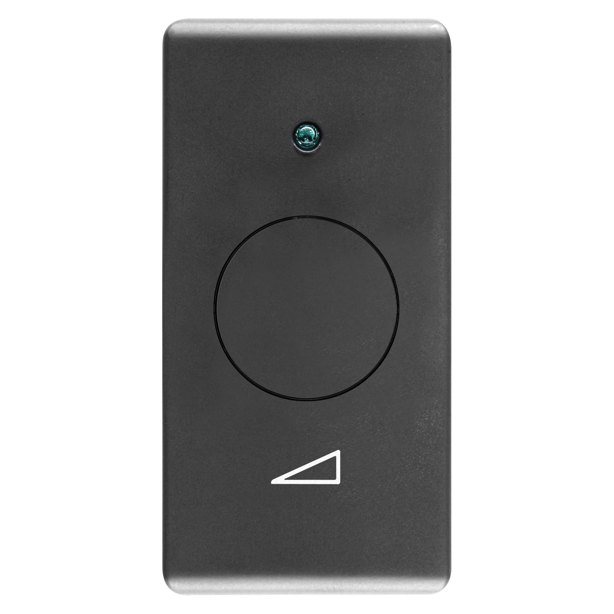 GEWISS GW21828 ELETRONIC REGULATOR WHIT BUTTON FOR RESISTIVE/INDUCTIVE LOADS - 1 MODULE - SYSTEM BLACK (img_001)