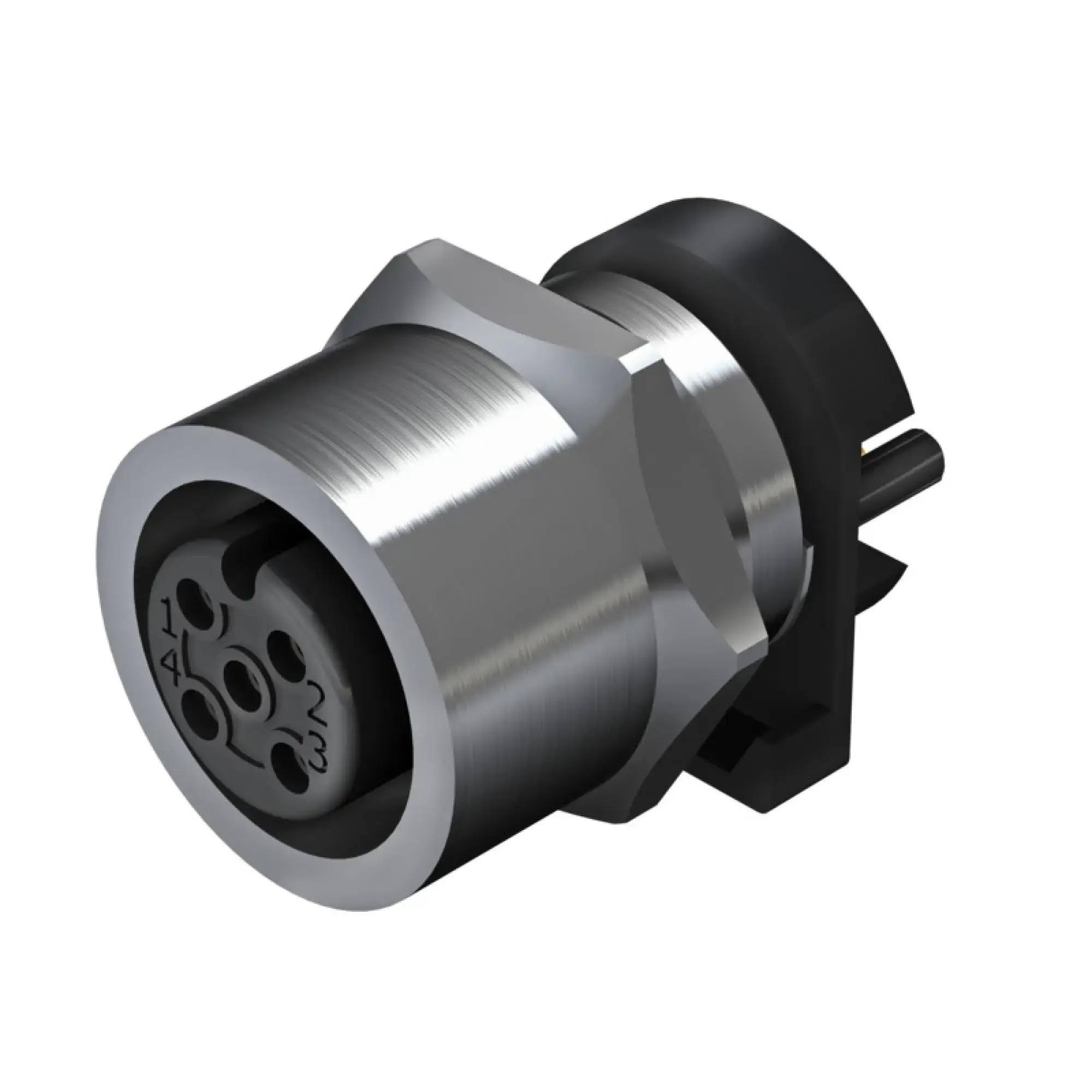 Weidmüller 2422970000 Circular plug connector, installation (PCB connection system), M12, Number of poles: 4, Front mounting, M 12 (img_001) Weidmüller 2422970000 Circular plug connector, installation (PCB connection system), M12, Number of poles: 4, Front mounting, M 12 (img_001)