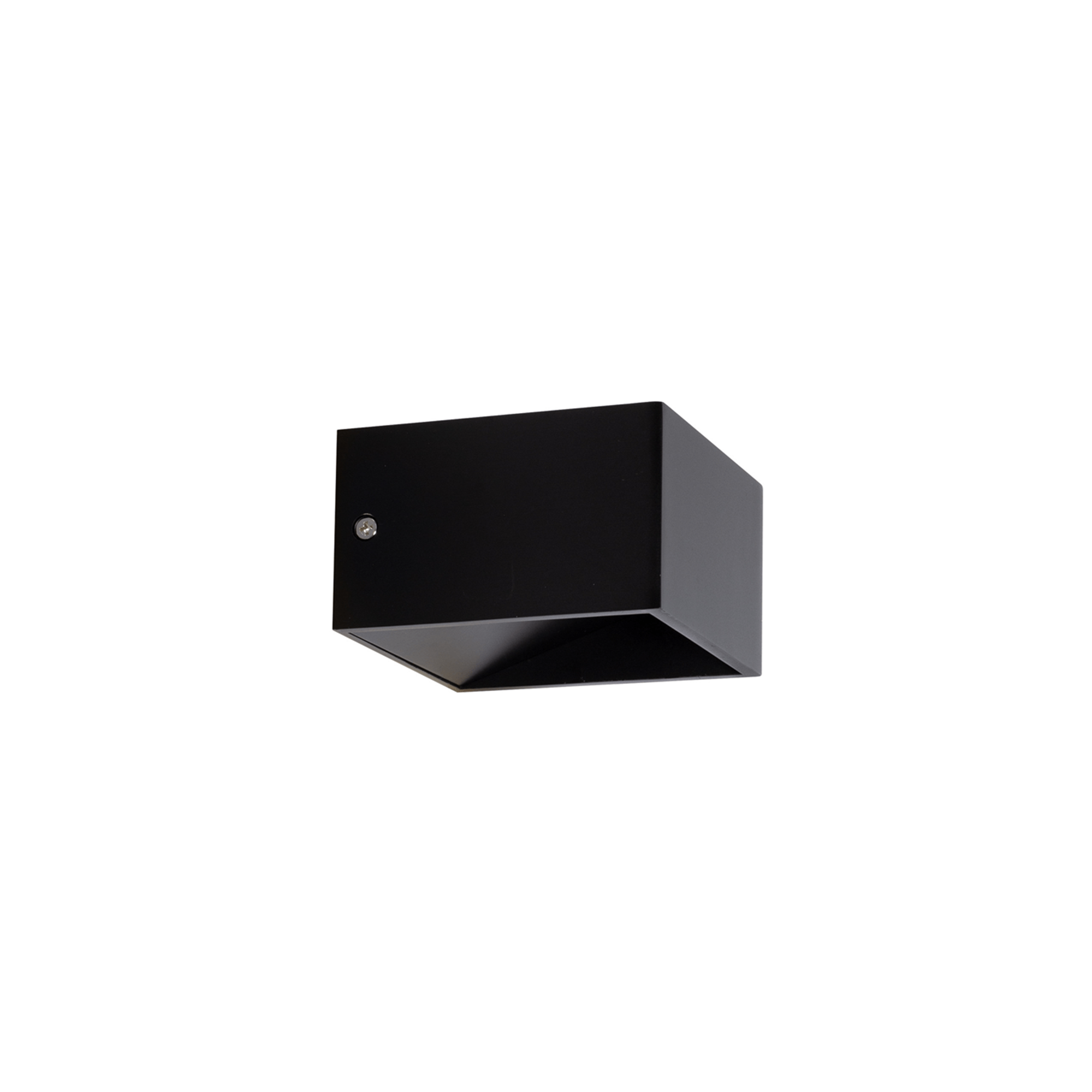 WSU Lights Wandleuchte Amara schwarz - 6W - 3000K - 85lm/W - 100x100x60mm - IP20 - CRI >85Ra WSU Lights Wandleuchte Amara schwarz - 6W - 3000K - 85lm/W - 100x100x60mm - IP20 - CRI >85Ra