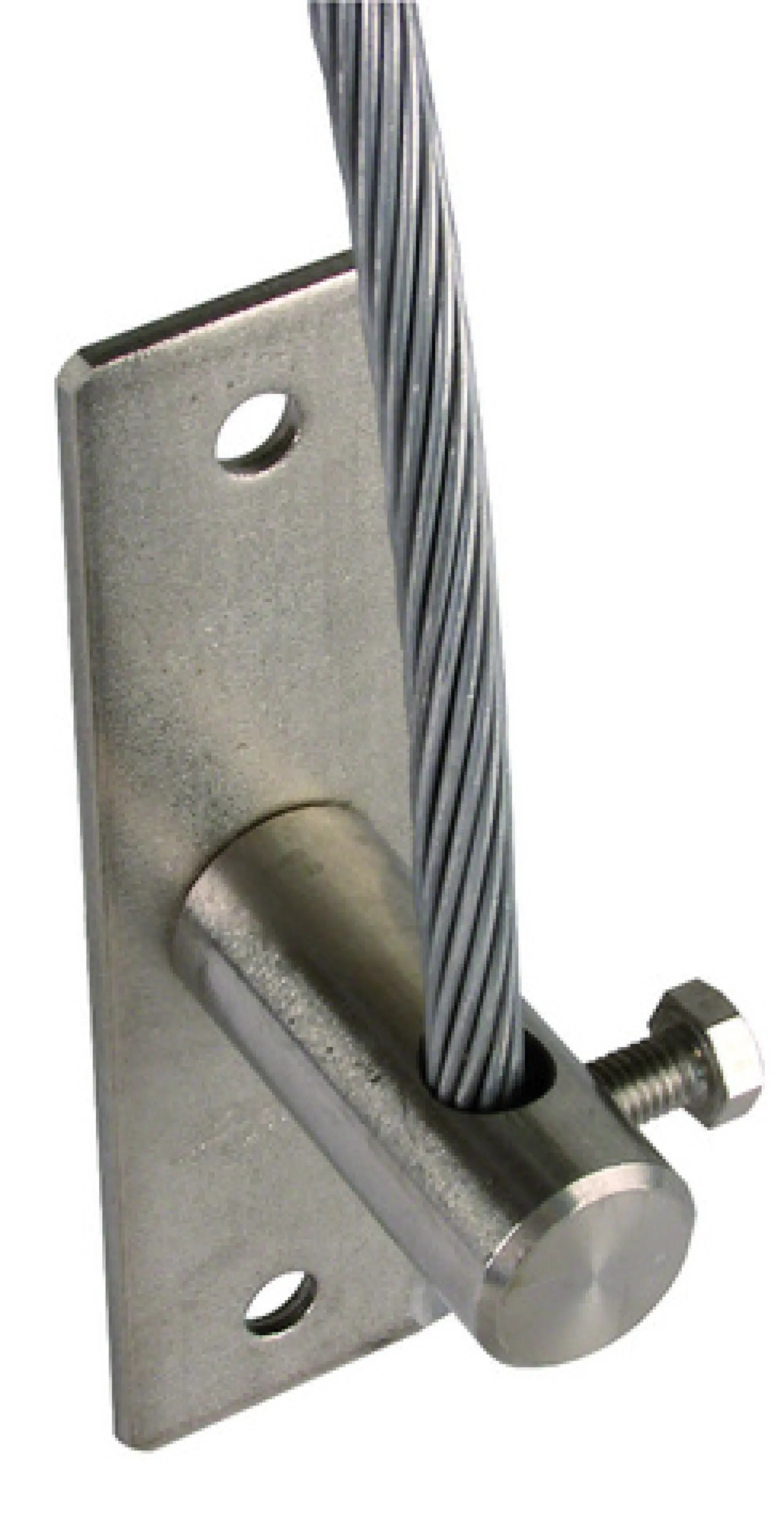 Dehn 241009 Tensioning block for Rd 8mm StSt with 2 fixing holes D 10.5mm (img_001)