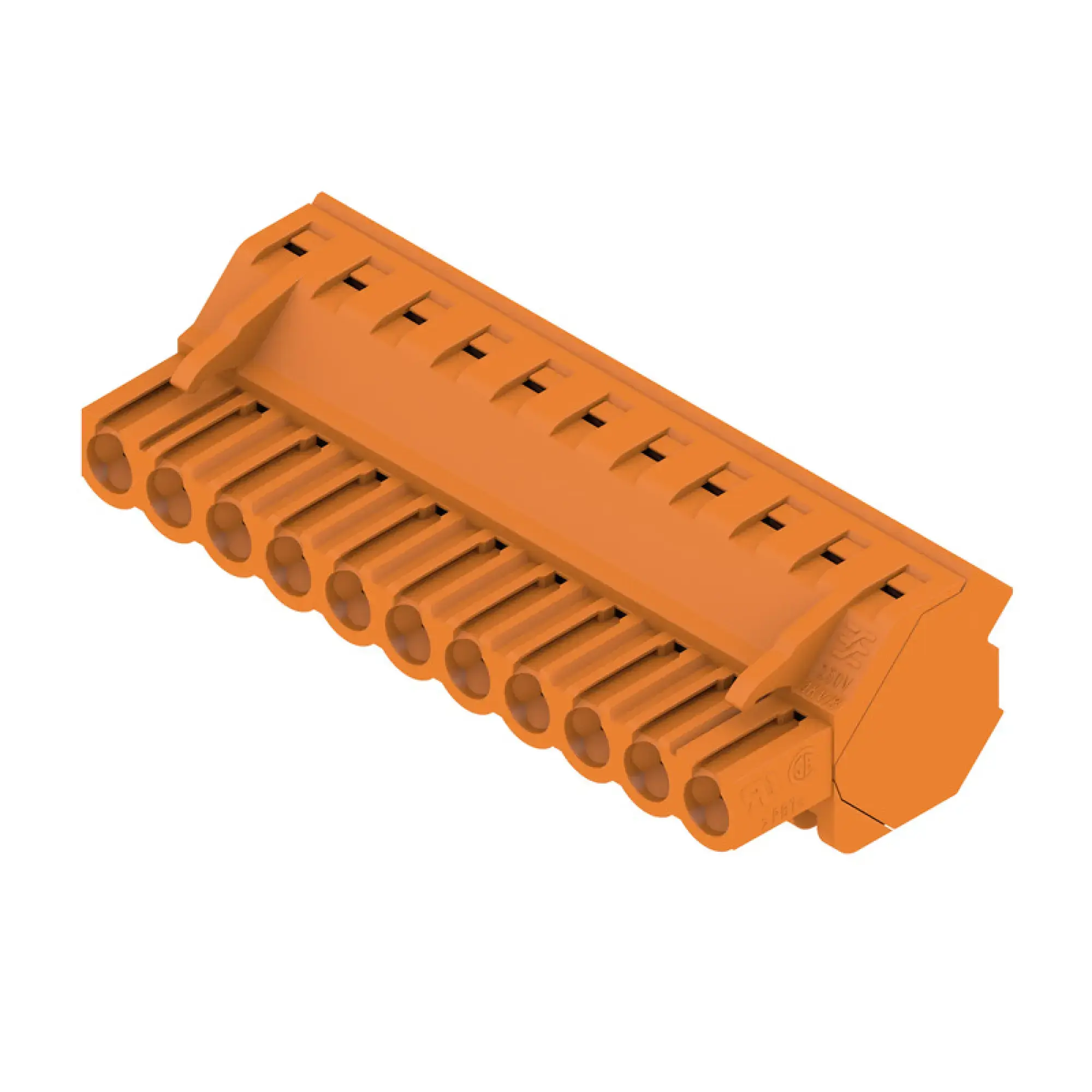 Weidmüller 1946340000 PCB connector (wire connection), 320 V, 17.5 A, Pitch in mm: 5.08, 4 mm², Number of poles: 11, Clamping yoke connection, Box (img_001) Weidmüller 1946340000 PCB connector (wire connection), 320 V, 17.5 A, Pitch in mm: 5.08, 4 mm², Number of poles: 11, Clamping yoke connection, Box (img_001)