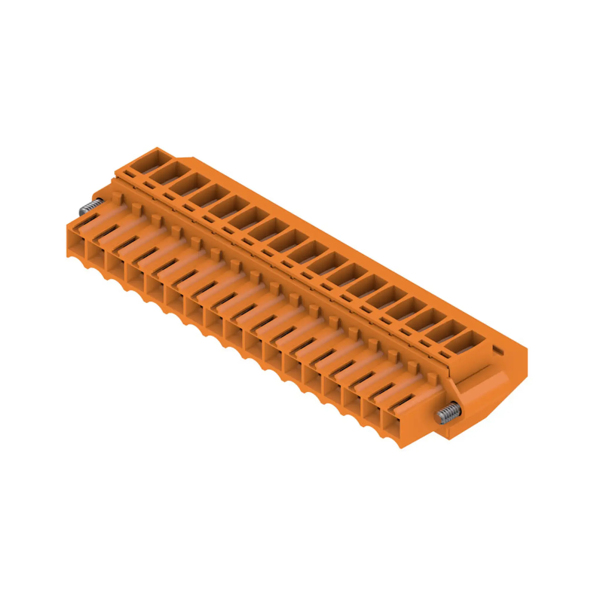 Weidmüller 1639160000 PCB connector (wire connection), 160 V, 12 A, Pitch in mm: 3.50, 1.5 mm², Number of poles: 17, Clamping yoke connection, Box (img_001)