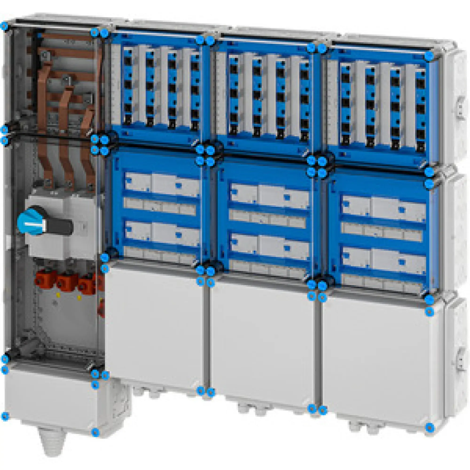 Hensel 65000138 Ladeverteiler für bis zu 12 Ladepunkte à 22kW Mi EV 22kW 12100 (img_002) Hensel 65000138 Ladeverteiler für bis zu 12 Ladepunkte à 22kW Mi EV 22kW 12100 (img_002)