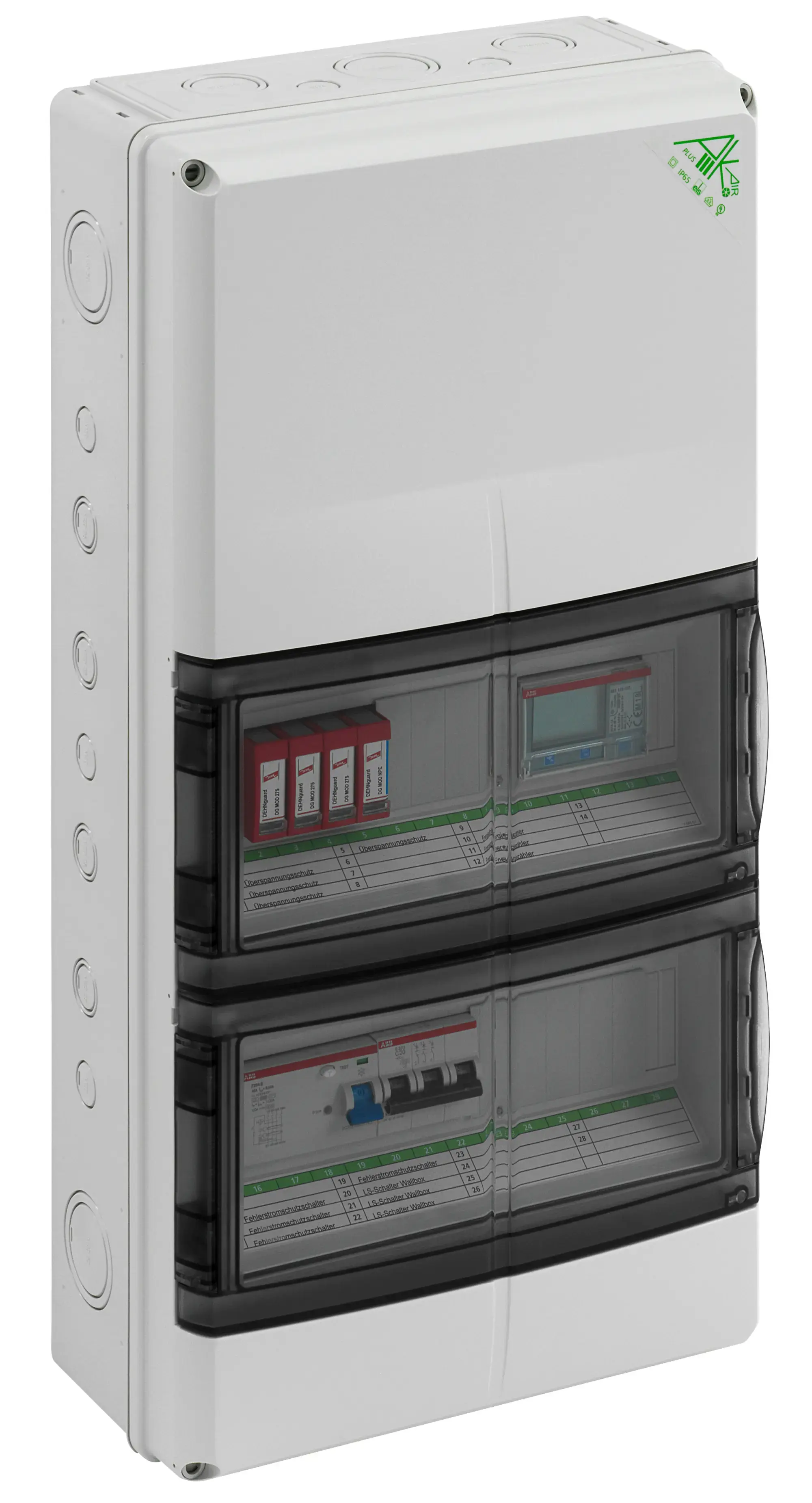 Spelsberg 73302301 Small distributions boards, grey, Type of protection IP65, vented, Impact strength IK08, Protection class II, Rated voltage 400V AC, DLG, Halogen free (img_001)