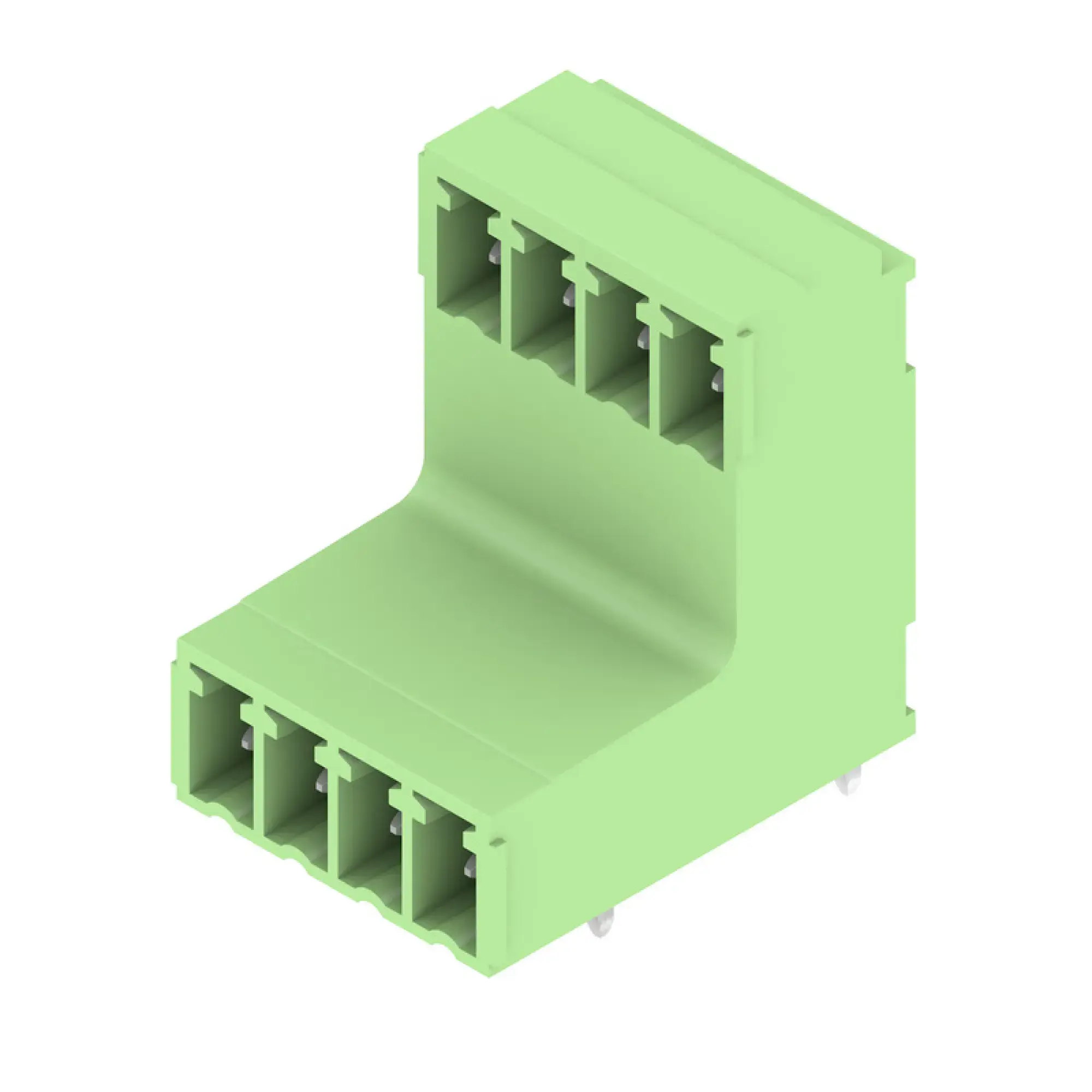 Weidmüller 1032280000 PCB connector (board connection), 160 V, 17.5 A, Pitch in mm: 3.81, Number of poles: 8, THT solder connection, Box (img_001)