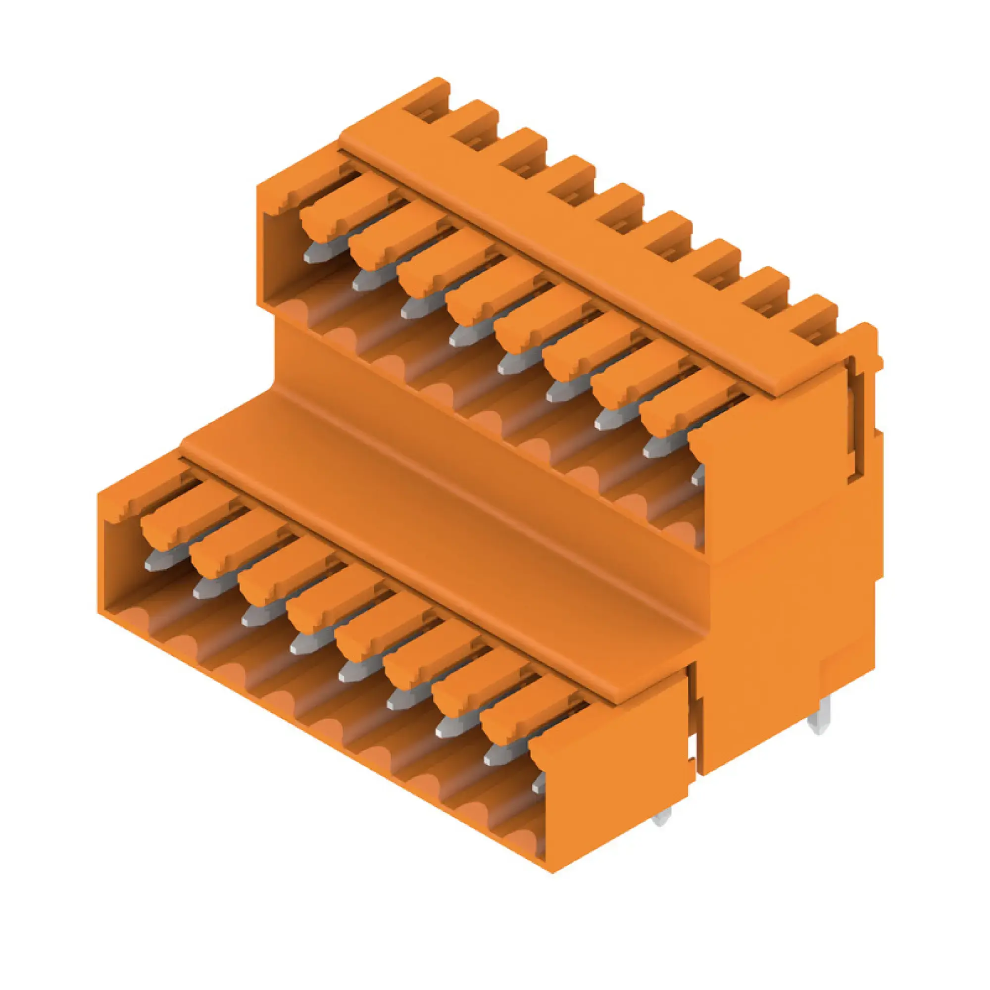 Weidmüller 1890620000 PCB connector (board connection), 160 V, 10.5 A, Pitch in mm: 3.50, Number of poles: 18, THT solder connection, Box (img_001)