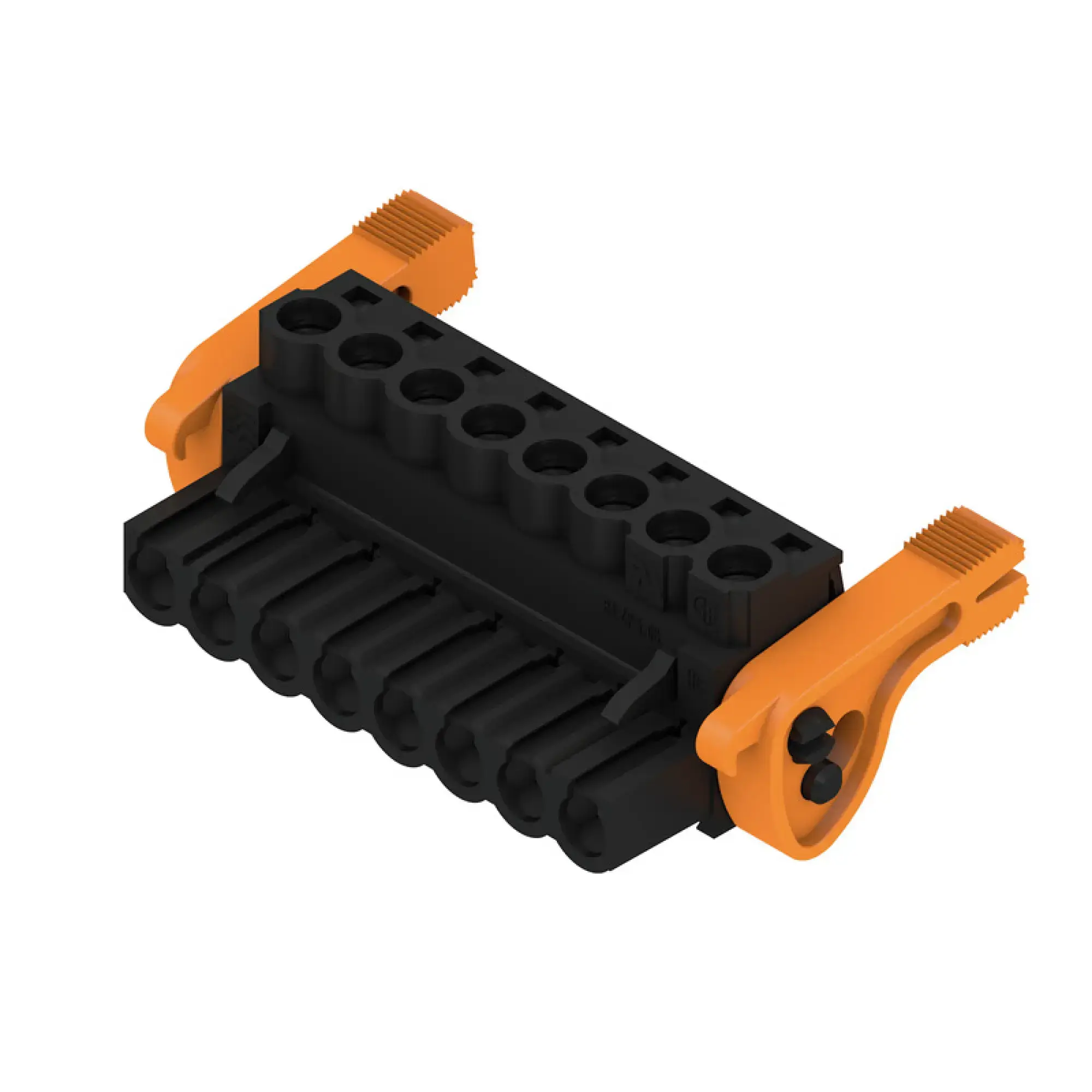 Weidmüller 1956540000 PCB connector (wire connection), 320 V, 23 A, Pitch in mm: 5.00, 4 mm², Number of poles: 8, Clamping yoke connection, Box (img_001)