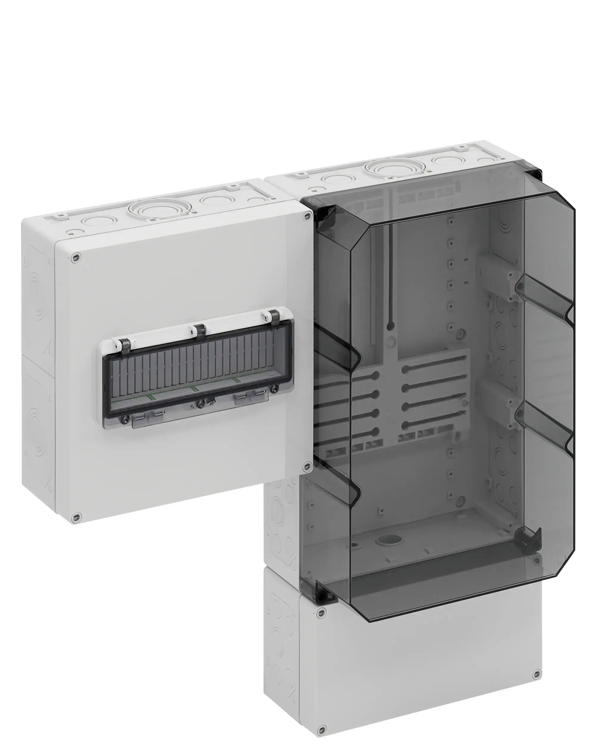 Spelsberg 75914001 Meter distribution, Type of protection IP54/IP65 , Impact strength IK08, Protection class II, Rated insulation voltage 400V AC, Halogen free (img_001)