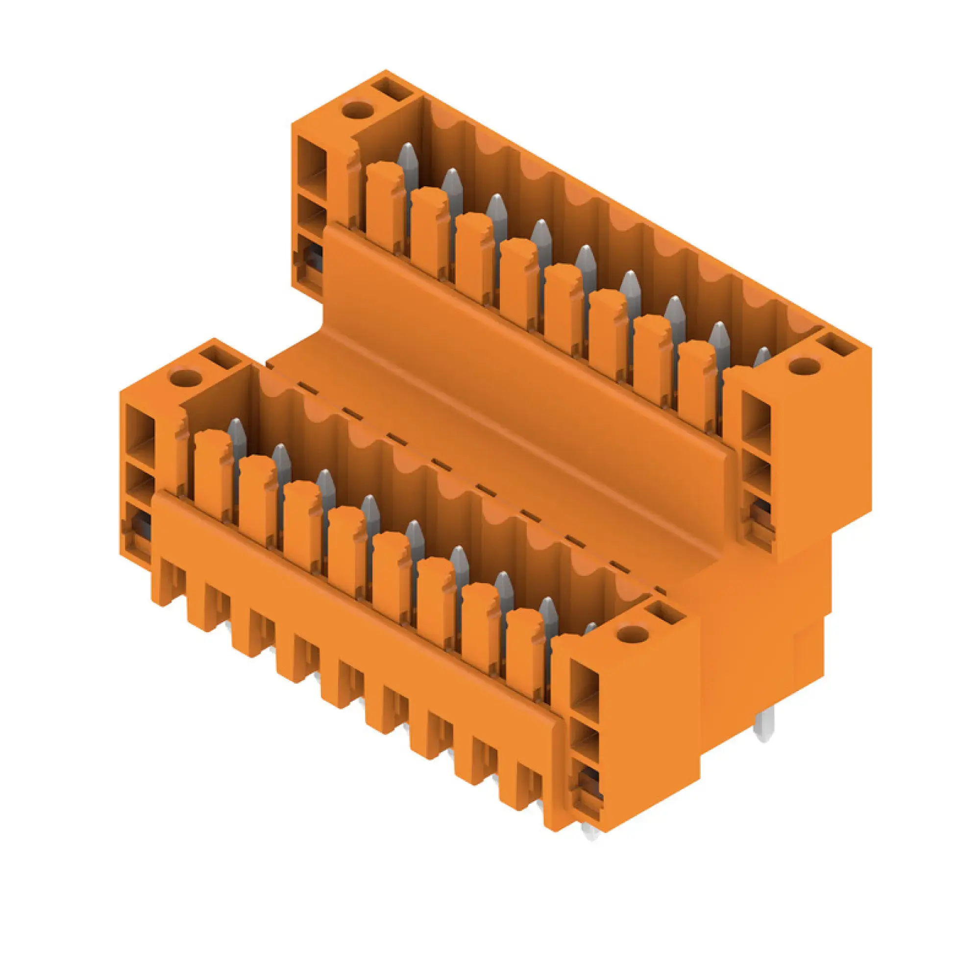 Weidmüller 1891090000 PCB connector (board connection), 160 V, 10.5 A, Pitch in mm: 3.50, Number of poles: 18, THT solder connection, Box (img_001)