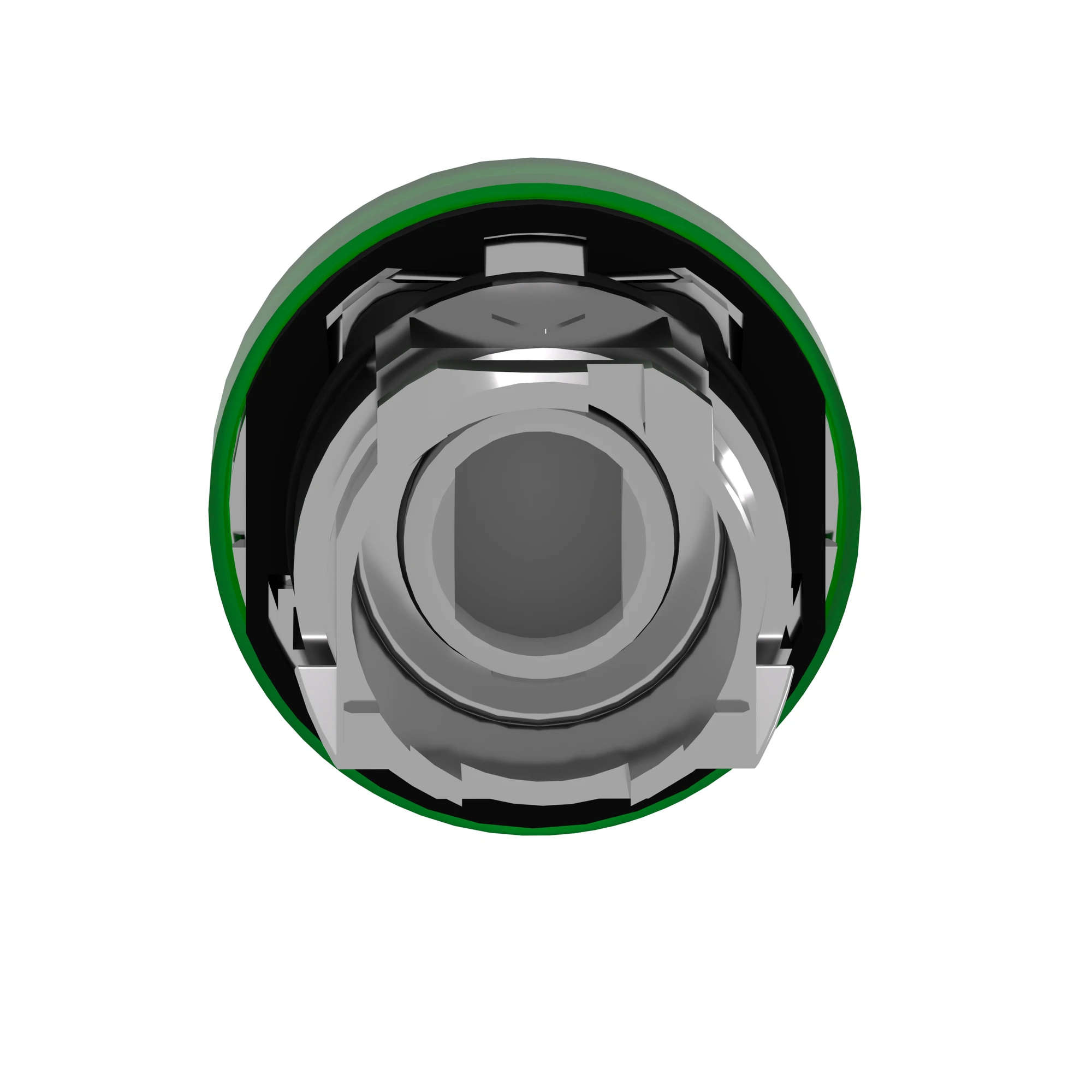 Schneider Electric ZB4BV033E Signaling lamp, front element, Harmony XB4, metal, 22mm, green, for universal LED, smooth dome, for insert label (img_004) Schneider Electric ZB4BV033E Signaling lamp, front element, Harmony XB4, metal, 22mm, green, for universal LED, smooth dome, for insert label (img_004)