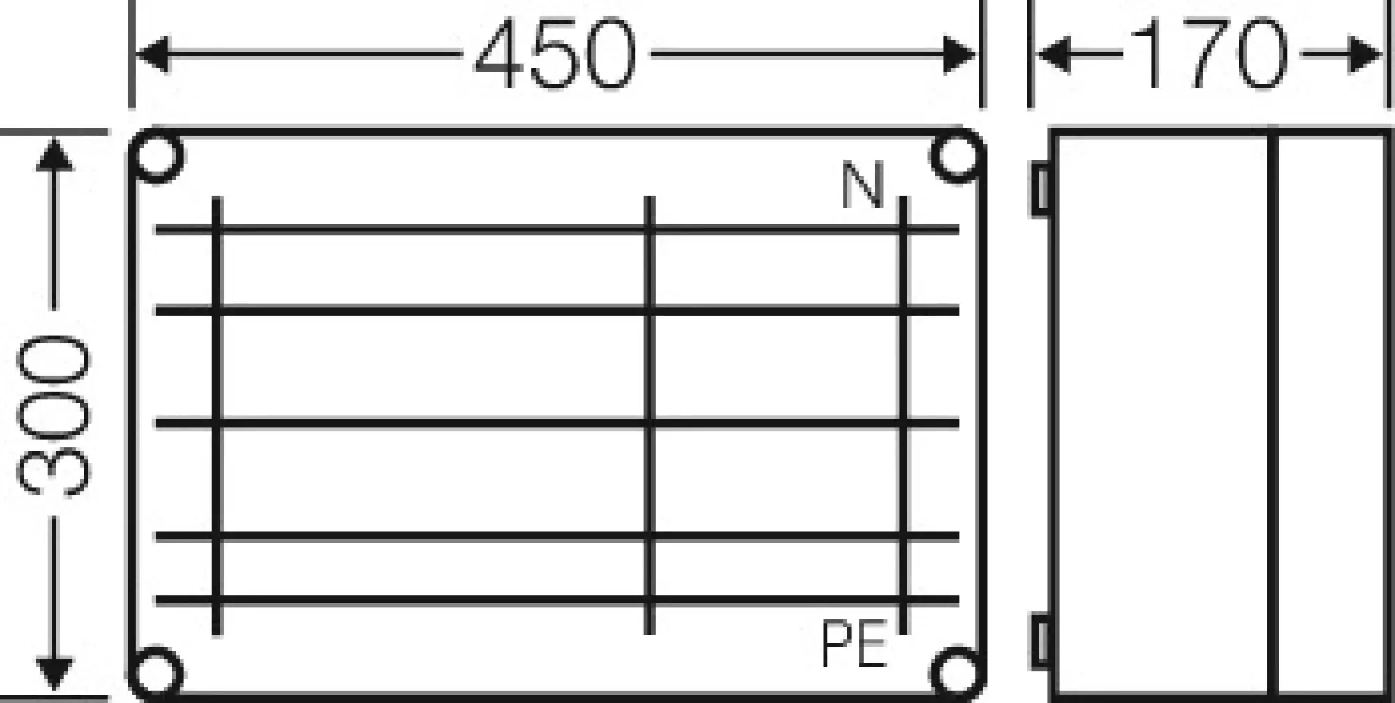 Hensel 20001438 Mi-Sammelschienengehäuse 450x300mm, Sammelschienen 250 A, 5polig Mi 6357 (img_003) Hensel 20001438 Mi-Sammelschienengehäuse 450x300mm, Sammelschienen 250 A, 5polig Mi 6357 (img_003)