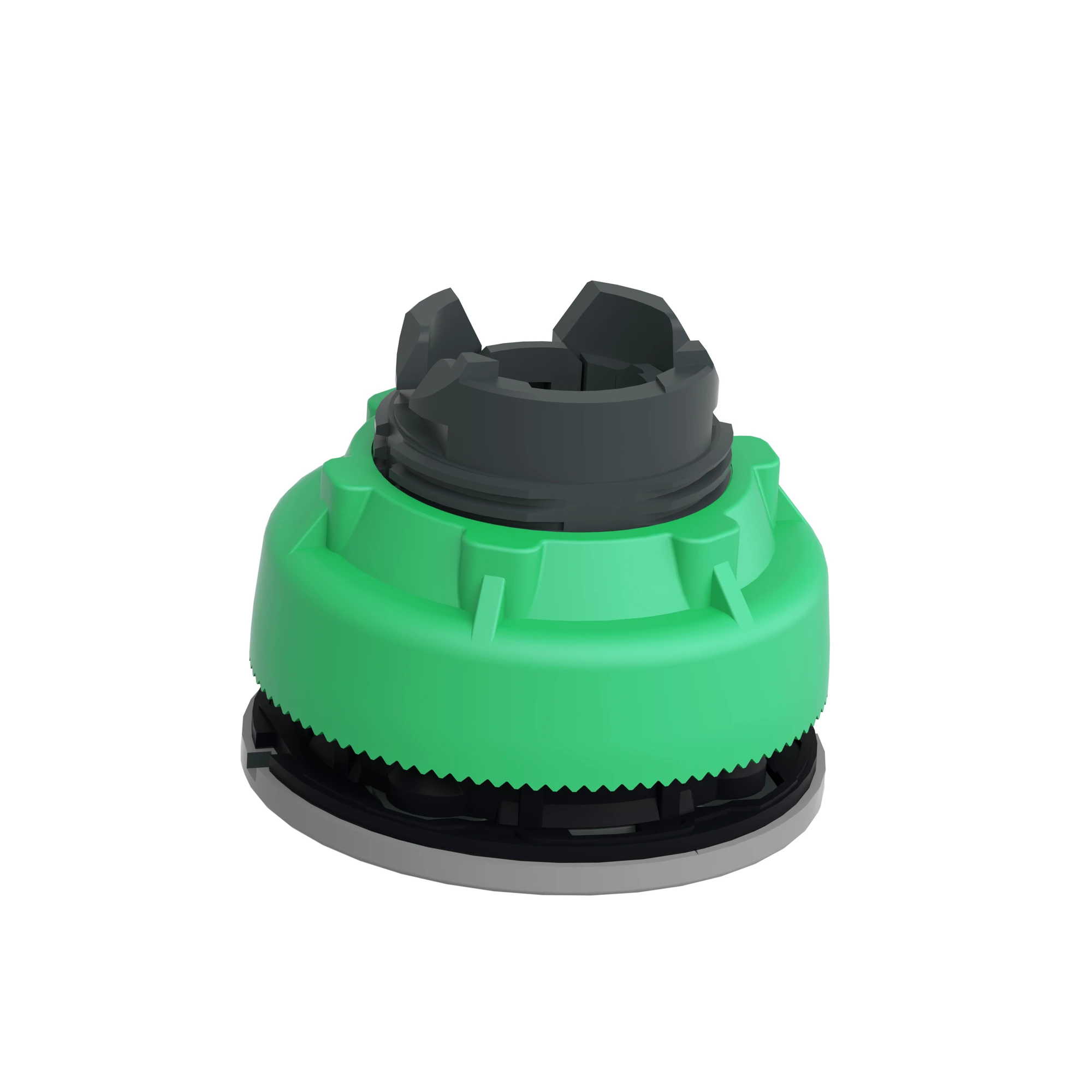 Schneider Electric ZB5FA38C0 Illuminated Push Button, Front Element, Harmony XB5F, Plastic, 30mm, Light Grey, Green, for Universal LED, for Insert Label (img_007)