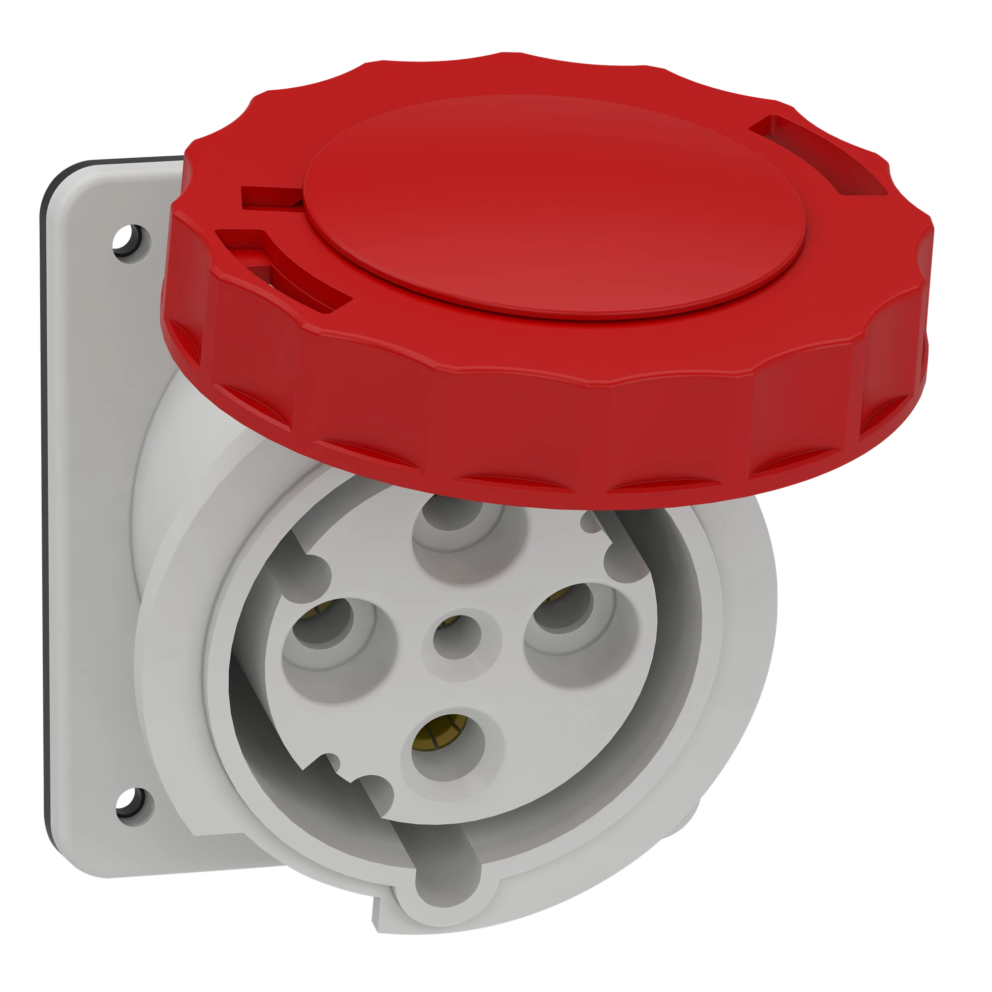 Schneider Electric 81282 Surface-mounted socket, 63A, 3p+E, 380-415 V AC, IP67 (img_001) Schneider Electric 81282 Surface-mounted socket, 63A, 3p+E, 380-415 V AC, IP67 (img_001)