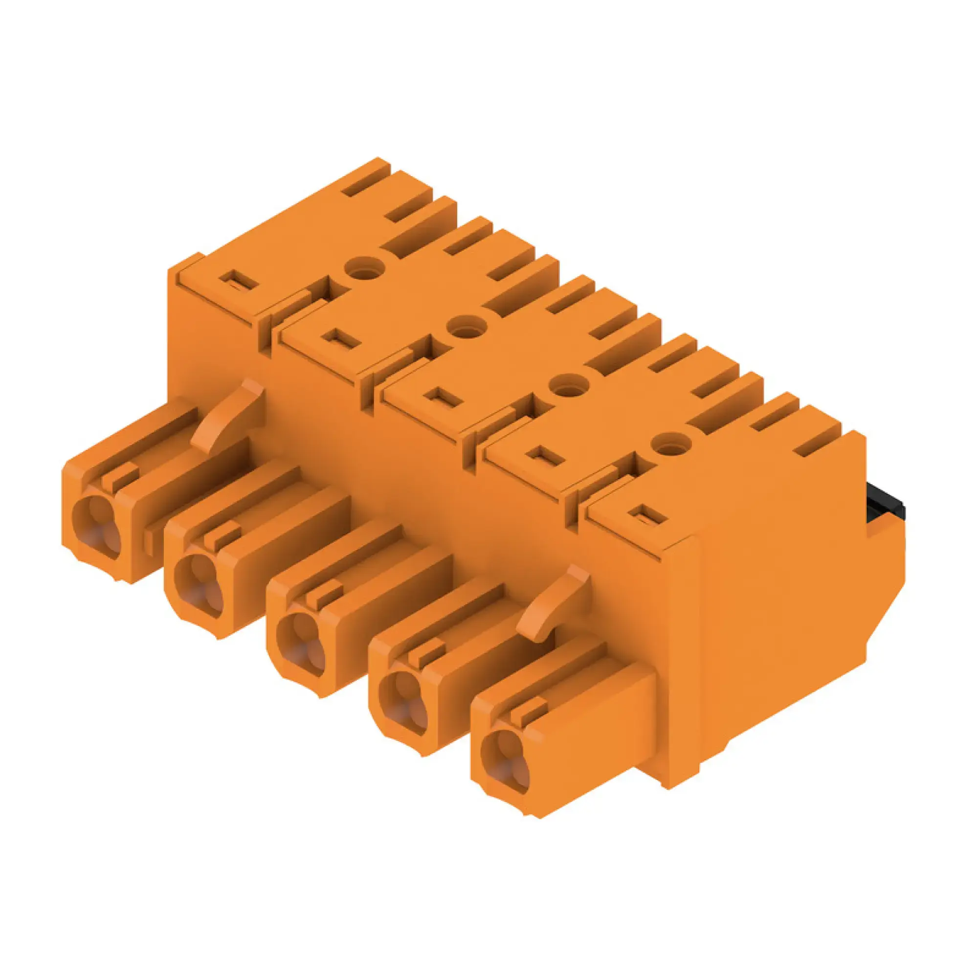 Weidmüller 1043820000 PCB connector (wire connection), 1000 V, 29 A, Pitch in mm: 7.62, 2.5 mm², Number of poles: 5, PUSH IN with actuator, Box (img_001)