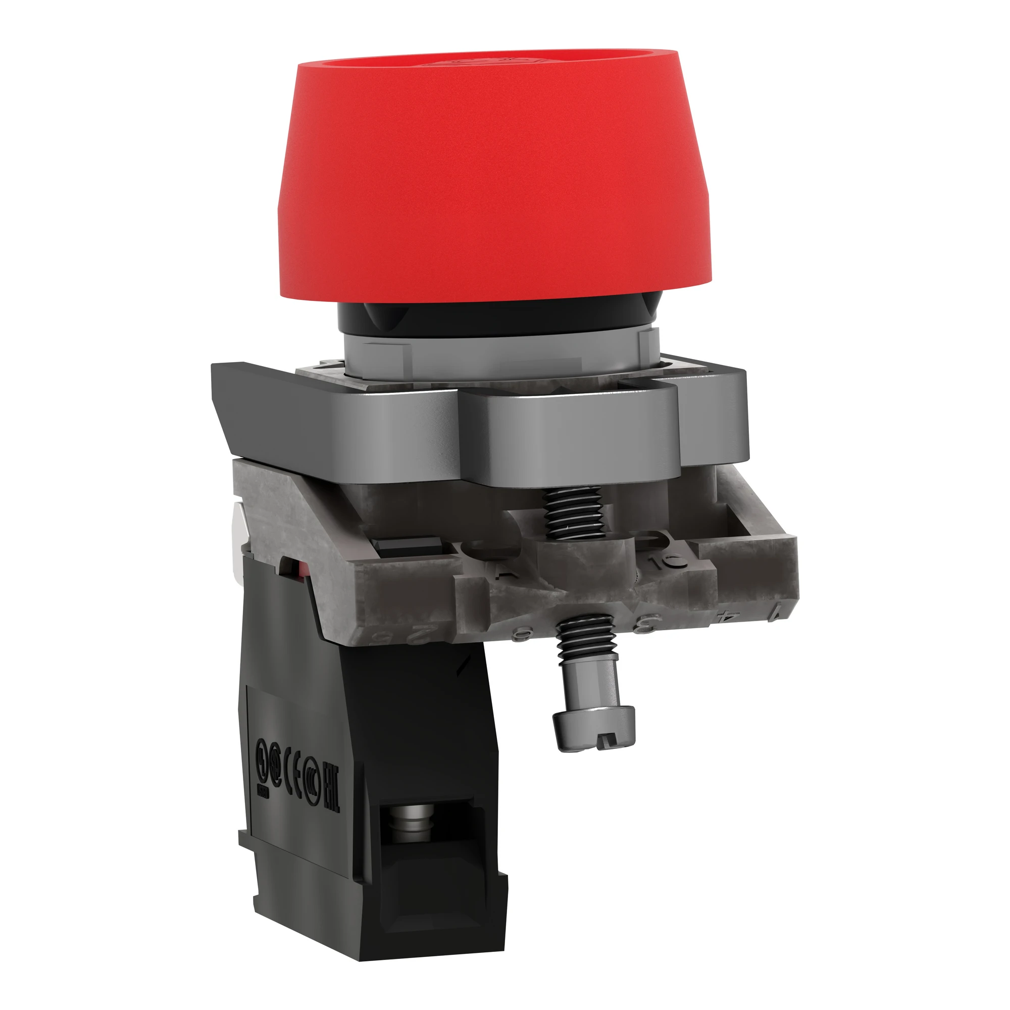 Schneider Electric XB4BPS42EX Push Button, Harmony XB4, Metal, 22mm, Red, Momentary, with Protective Cap, 1NC, ATEX (img_004) Schneider Electric XB4BPS42EX Push Button, Harmony XB4, Metal, 22mm, Red, Momentary, with Protective Cap, 1NC, ATEX (img_004)