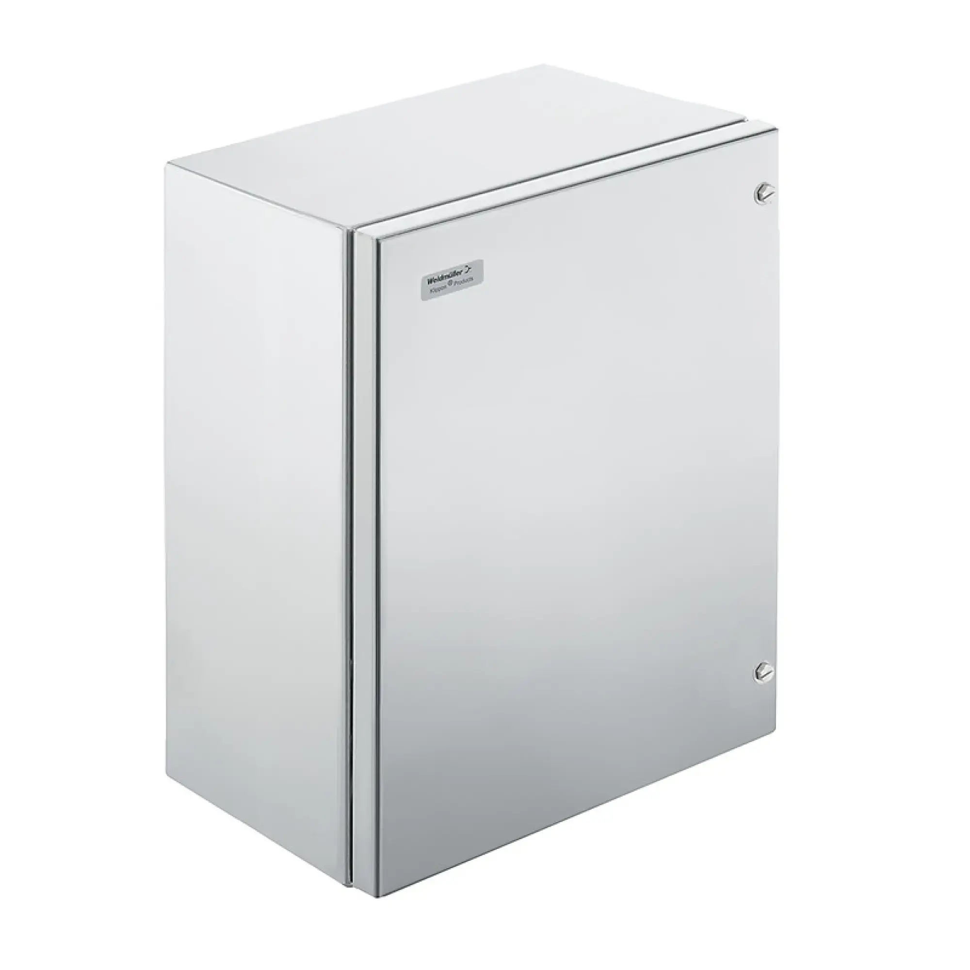 Weidmüller 8000090345 Metal housing, Width: 300 mm, Height: 400 mm, Depth: 200 mm, untreated, Flange plate: No, M5 hexagonal screw with slot and 10mm distance across flats (img_001)