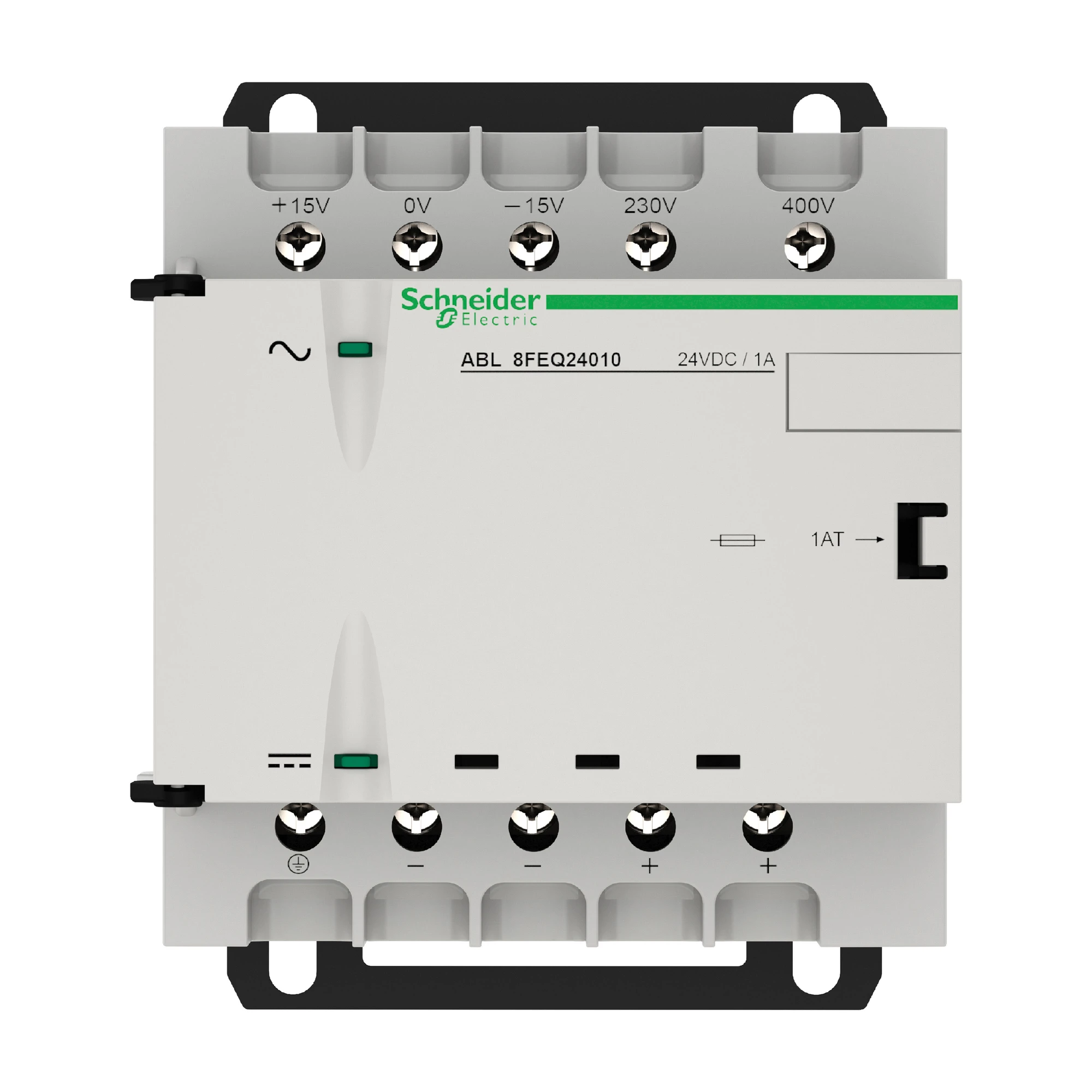 Schneider Electric ABL8FEQ24010 Power supply, Modicon ABL8, rectified, filtered, single/dual-phase, 230-400V AC, 24V DC, 1A, 24W (img_005)