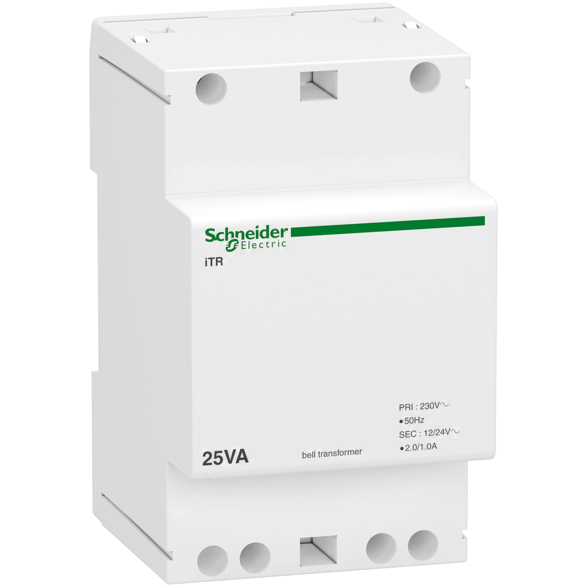 Schneider Electric A9A15215 Doorbell transformer iTR, 230V 50-60 Hz, Output 12-24 V, 25 VA (img_001) Schneider Electric A9A15215 Doorbell transformer iTR, 230V 50-60 Hz, Output 12-24 V, 25 VA (img_001)