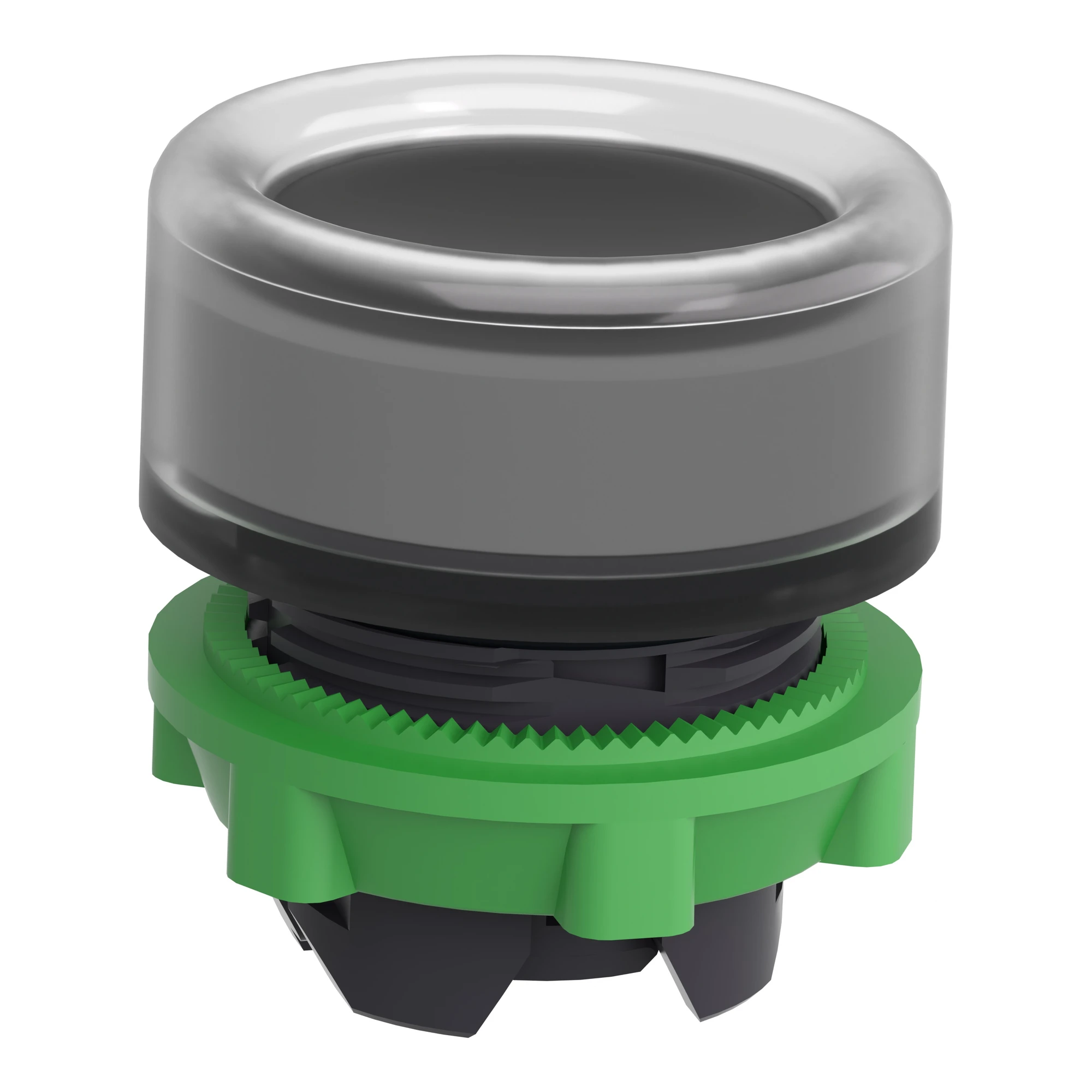 Schneider Electric ZB5APA2C0 Pushbutton, Front Element, Harmony XB5, Plastic, 22mm, Light Grey, Black, Blank, Momentary, With Protective Cover (img_005)
