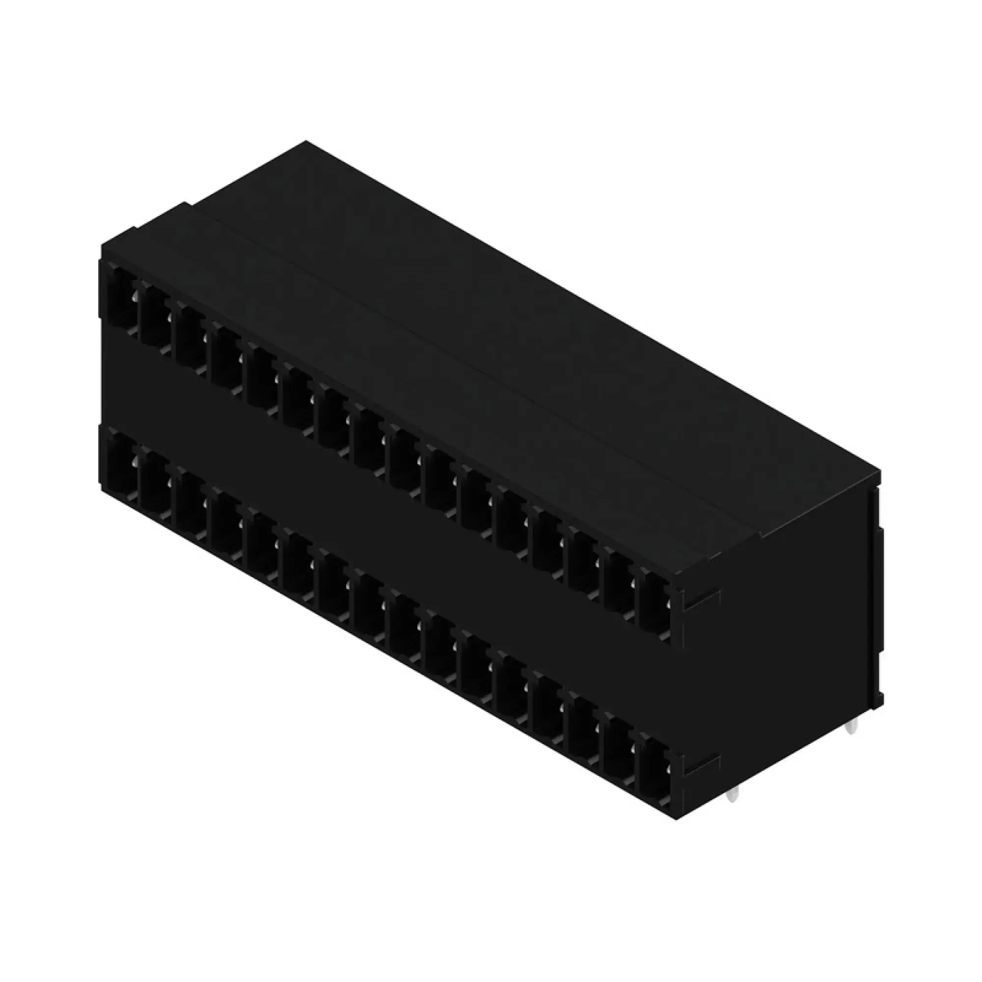 Weidmüller 1973250000 PCB connector (board connection), 160 V, 17.5 A, Pitch in mm: 3.81, Number of poles: 32, THT solder connection, Box (img_001)