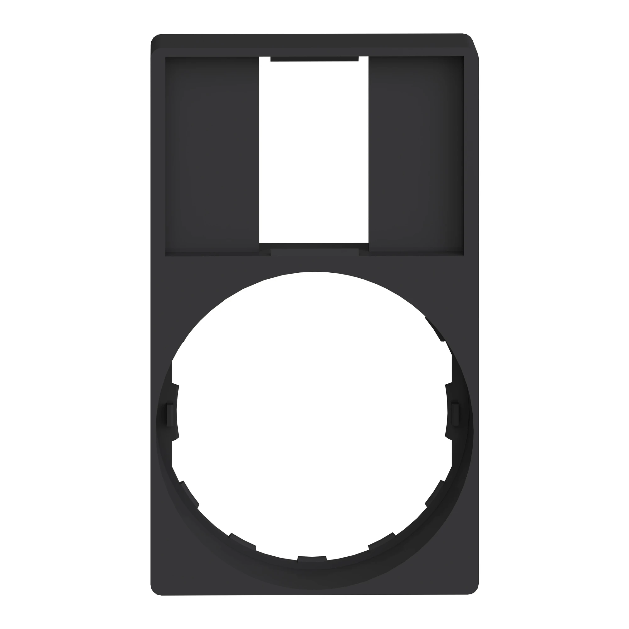 Schneider Electric ZBZ35 Label holder 30x50mm w/o plate, for Ø 22 devices with round front element (img_004) Schneider Electric ZBZ35 Label holder 30x50mm w/o plate, for Ø 22 devices with round front element (img_004)