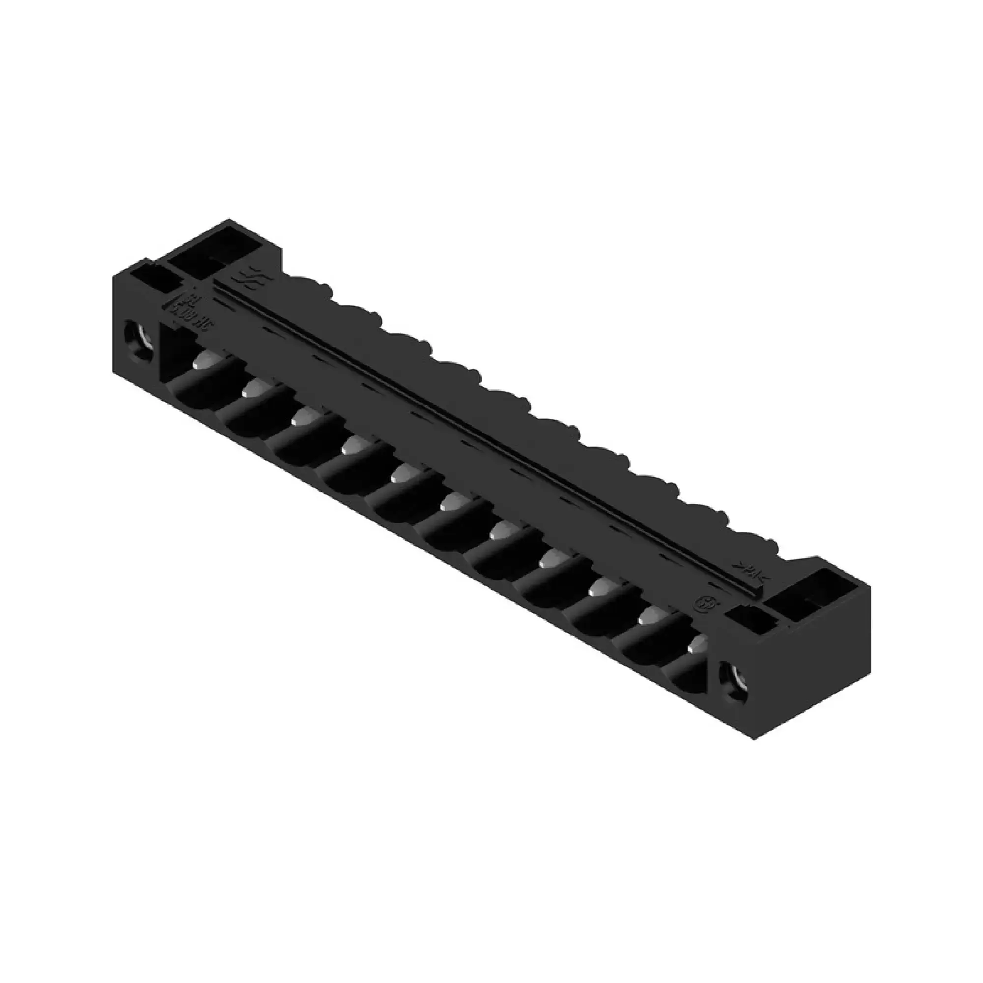 Weidmüller 1150190000 PCB connector (board connection), 320 V, 24 A, Pitch in mm: 5.08, Number of poles: 11, THT solder connection, Box (img_001)
