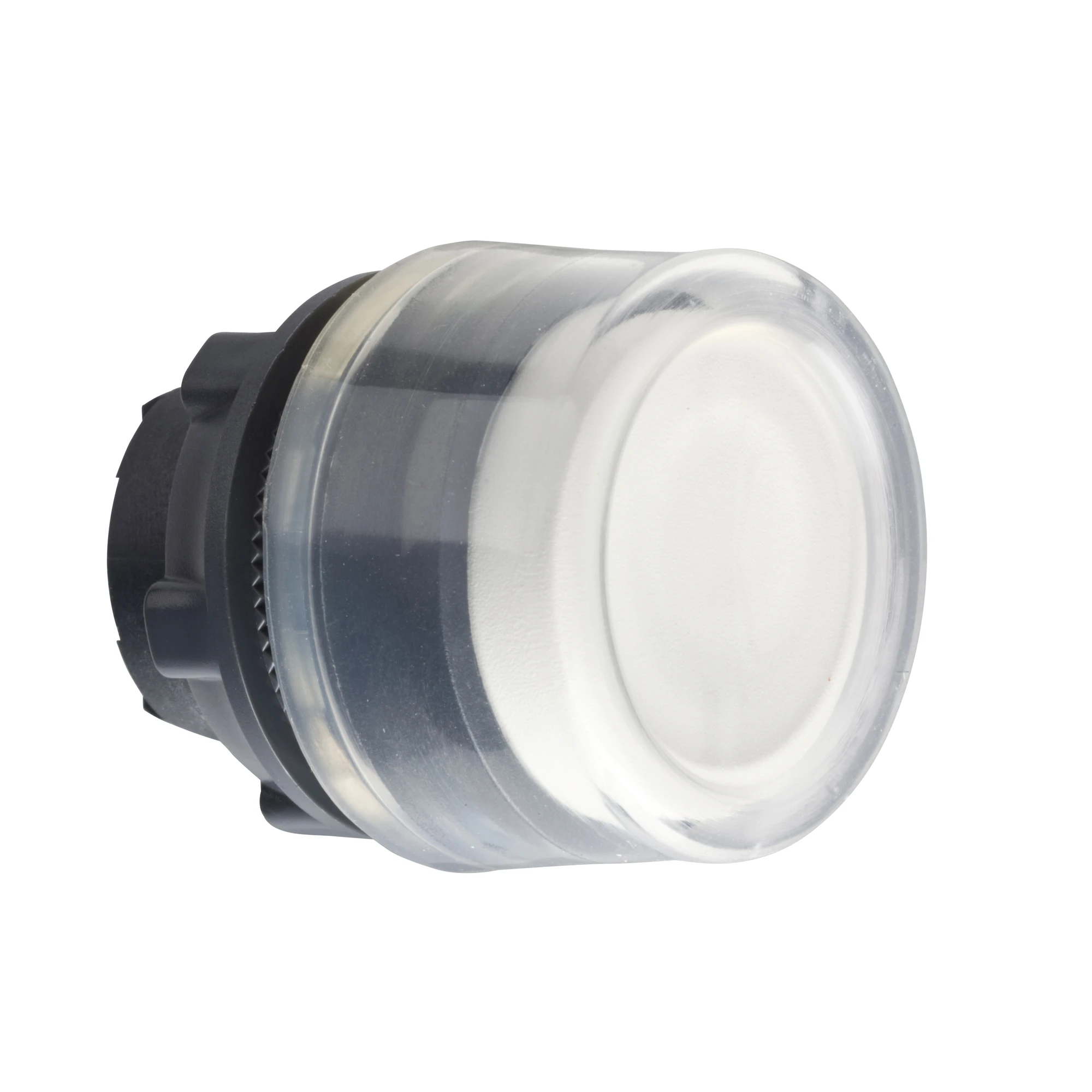 Schneider Electric ZB5APA1 Push-button, Front Element, Harmony XB5, Plastic, 22mm, White, Unmarked, Momentary, with Protective Cover (img_001)