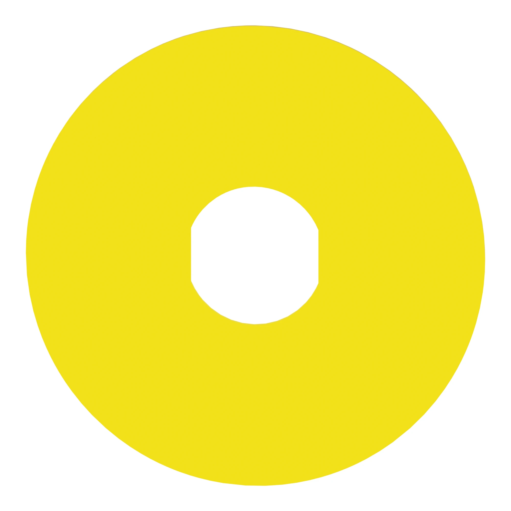Schneider Electric ZBY8130 Sign, round Ø 90, for emergency stop push button, yellow, EMERGENCY STOP (img_002)