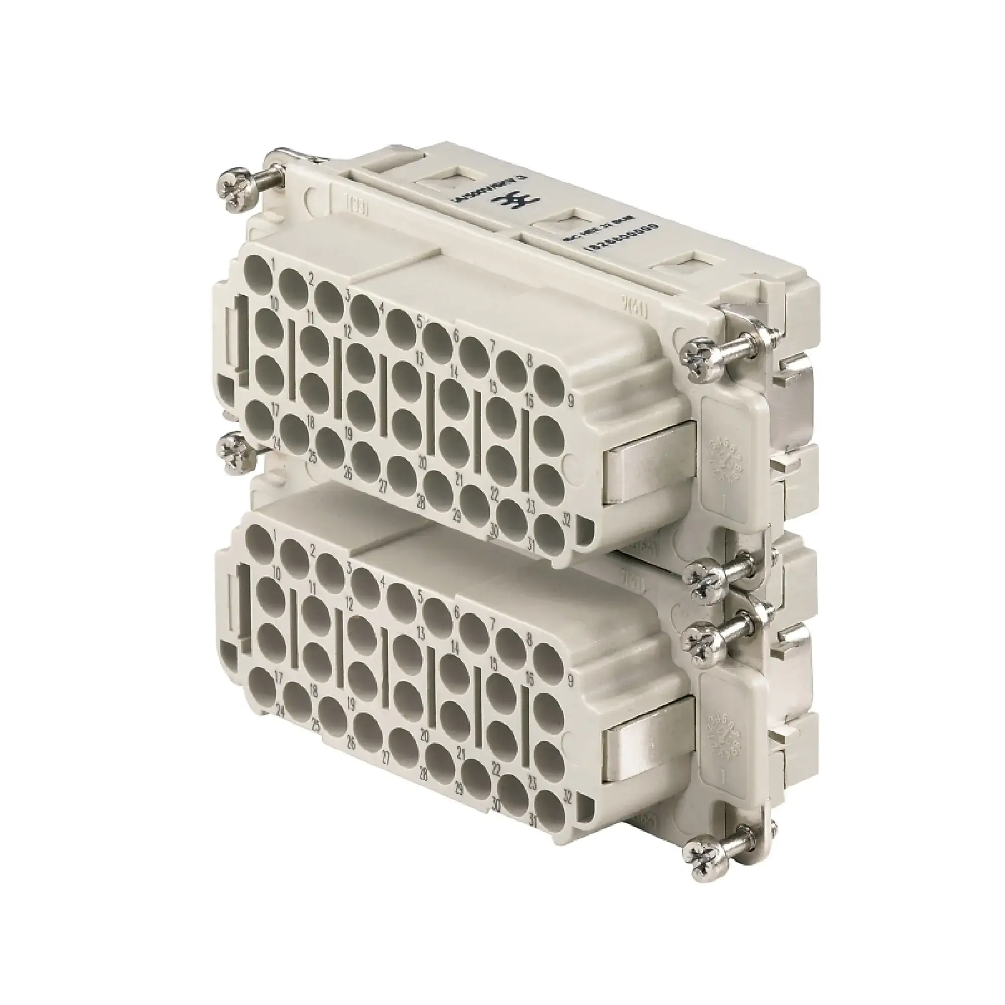 Weidmüller 1018960000 Contact insert (industry plug-in connectors), Female, 500 V, 16 A, Number of poles: 32, Crimp connection, Size: 6 (img_001) Weidmüller 1018960000 Contact insert (industry plug-in connectors), Female, 500 V, 16 A, Number of poles: 32, Crimp connection, Size: 6 (img_001)