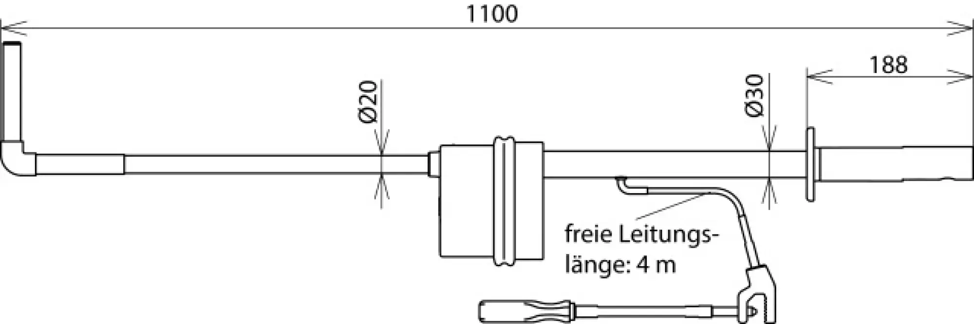 Dehn 767636 D.c. voltage detector PHE/G I f. switch- gear w. positive pole on test prod (img_002)