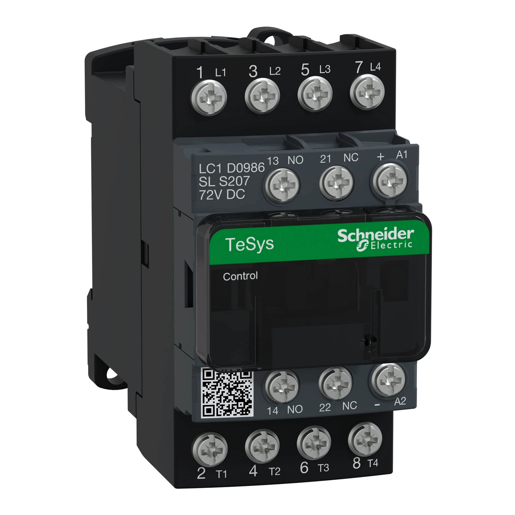 Schneider Electric LC1D0986SLS207 Power contactor LC1D 4p, +1NO+1NC, coil 72 V DC (img_001) Schneider Electric LC1D0986SLS207 Power contactor LC1D 4p, +1NO+1NC, coil 72 V DC (img_001)