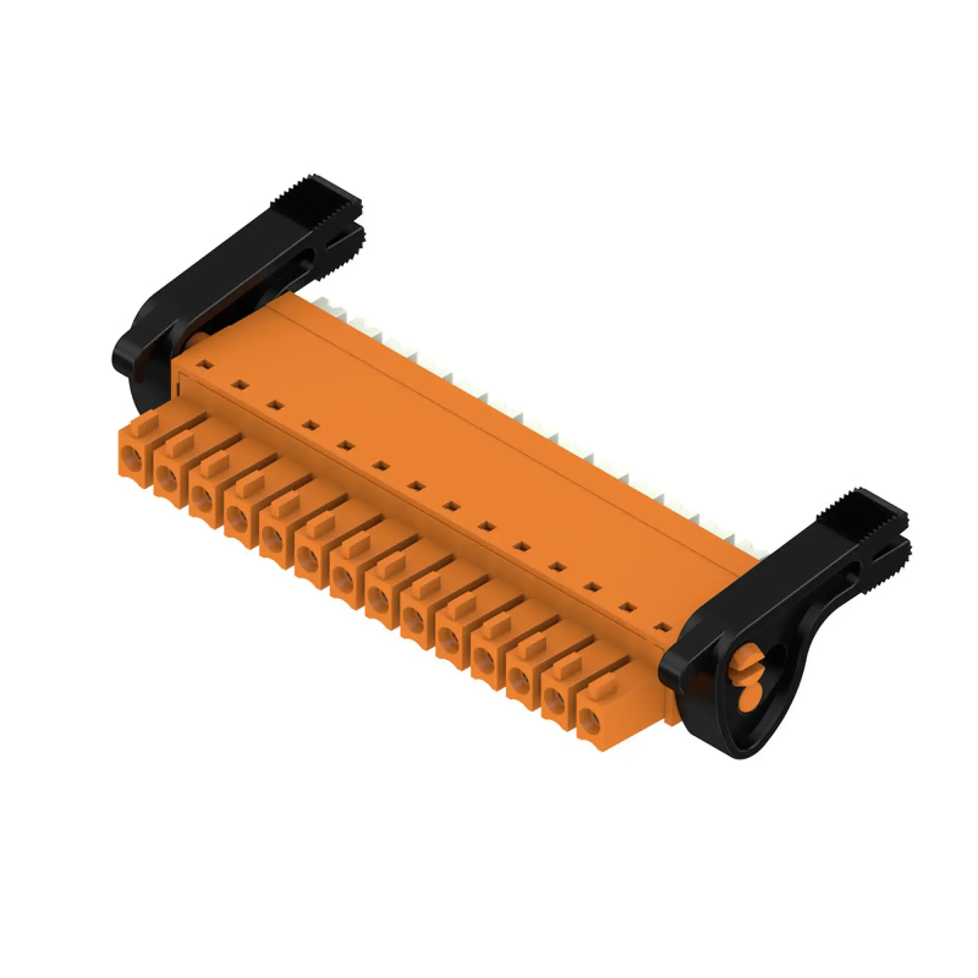 Weidmüller 2442720000 PCB connector (wire connection), 160 V, 17.5 A, Pitch in mm: 3.81, 1.5 mm², Number of poles: 14, PUSH IN with actuator, Box (img_001)