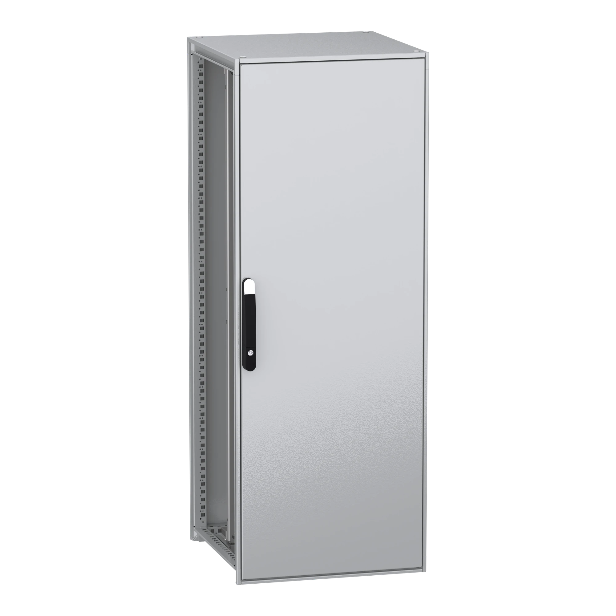 Schneider Electric NSYSFN16660P Freestanding enclosure, electrical, PanelSeT SFN, made of decarbonized steel, with mounting plate, assembled, 1600x600x600mm, IP55 (img_001)
