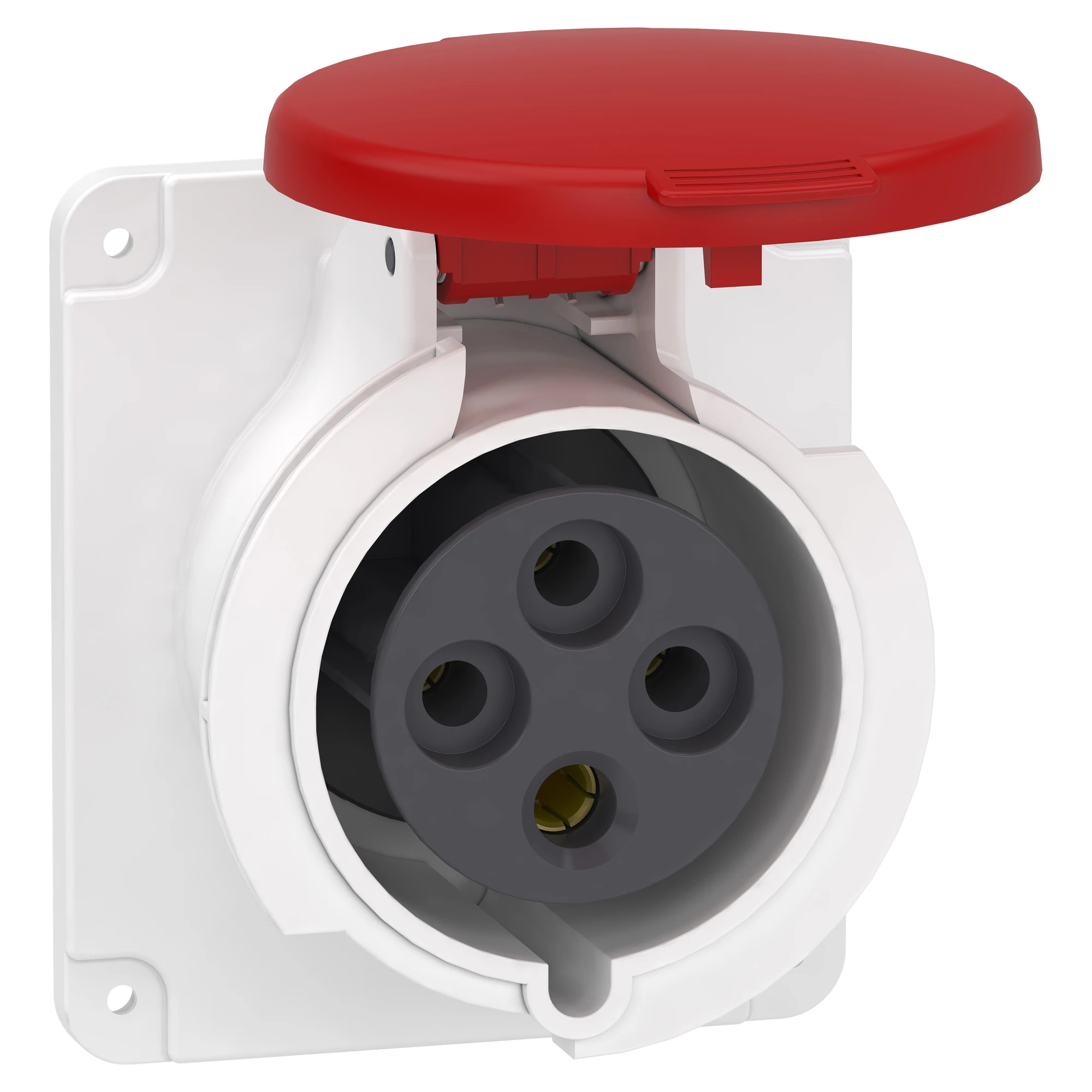 Schneider Electric PKF32G434 CEE surface-mounted socket, screw terminals, 32A, 3p+E, 380-415 V AC (img_001) Schneider Electric PKF32G434 CEE surface-mounted socket, screw terminals, 32A, 3p+E, 380-415 V AC (img_001)