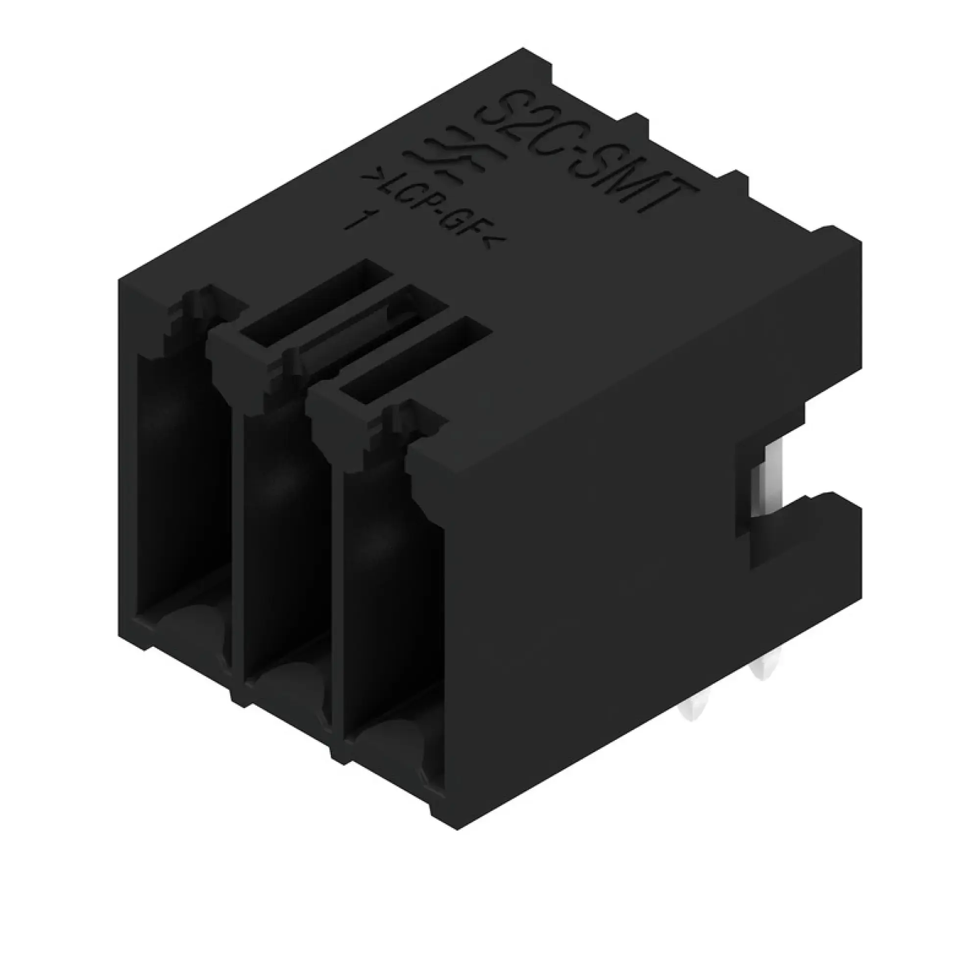 Weidmüller 1289270000 PCB connector (board connection), 160 V, 13.4 A, Pitch in mm: 3.50, Number of poles: 6, THT/THR solder connection, Box (img_001)