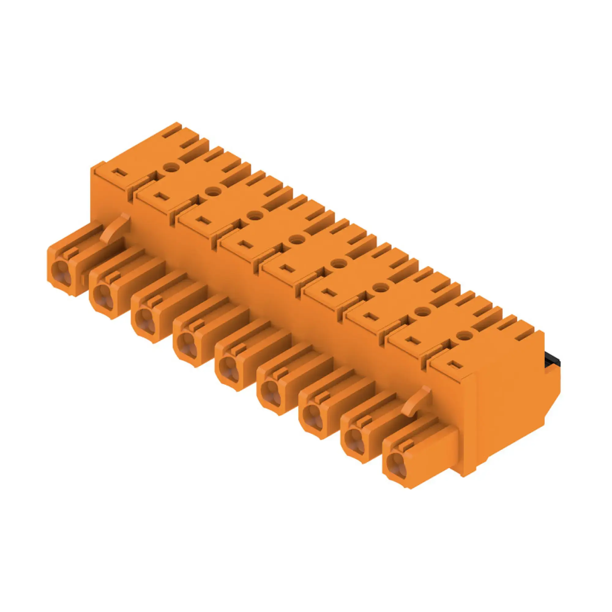 Weidmüller 1230220000 PCB connector (wire connection), 1000 V, 29 A, Pitch in mm: 7.62, 2.5 mm², Number of poles: 9, PUSH IN with actuator, Box (img_001)