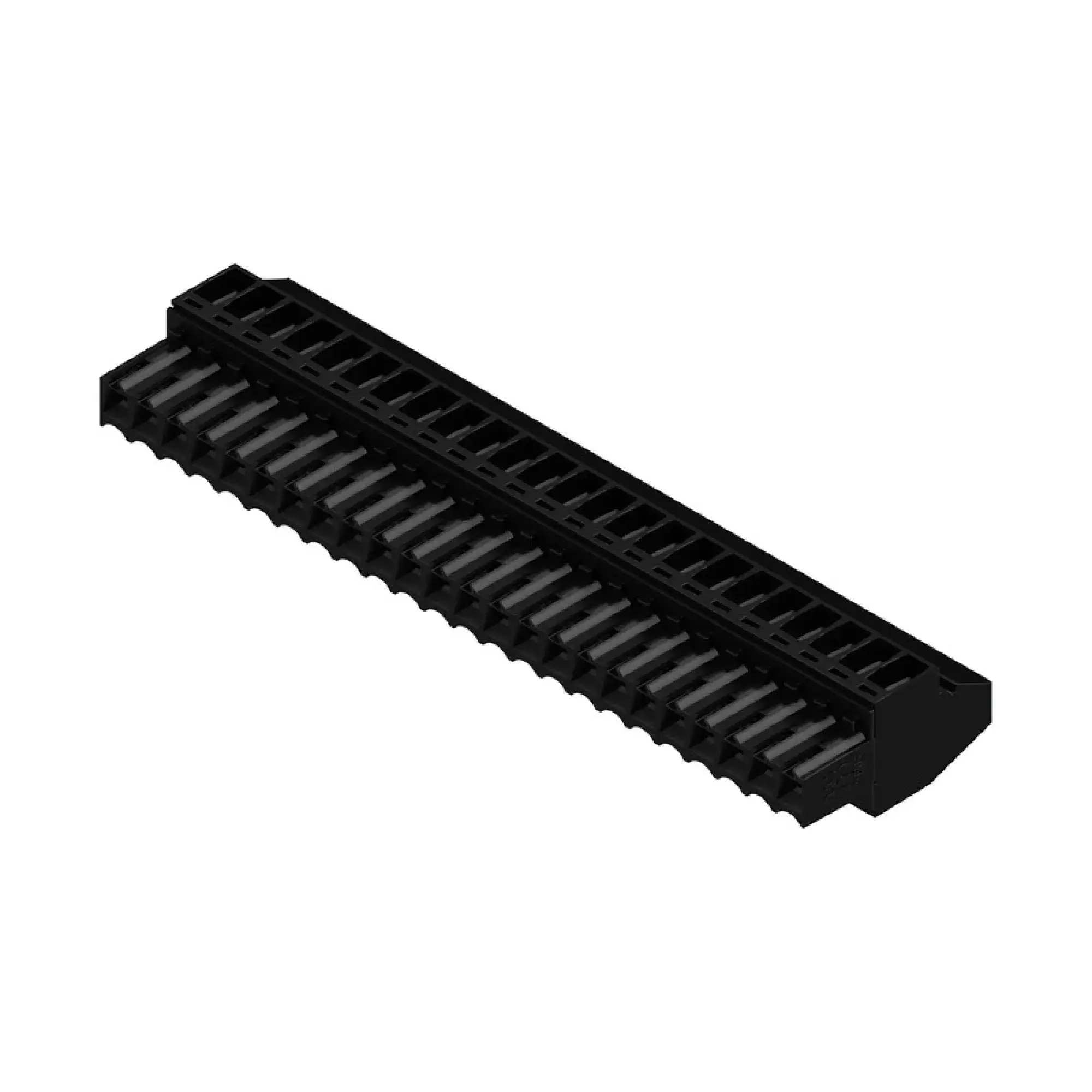 Weidmüller 1639000000 PCB connector (wire connection), 160 V, 12 A, Pitch in mm: 3.50, 1.5 mm², Number of poles: 24, Clamping yoke connection, Box (img_001)